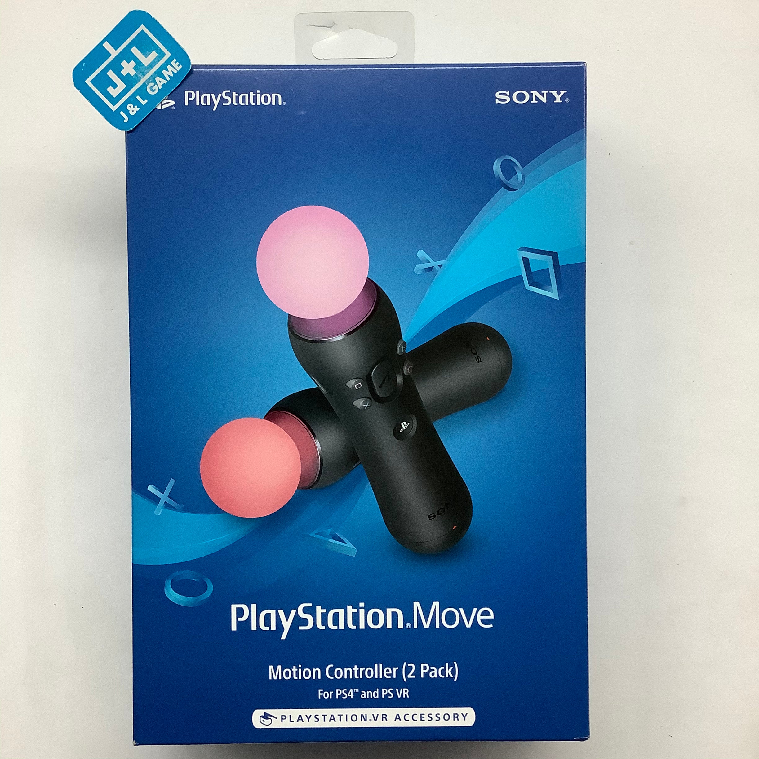 SONY PlayStation 4 Move Motion Controllers Two Pack - (PS4) PlayStation 4 Accessories Sony   