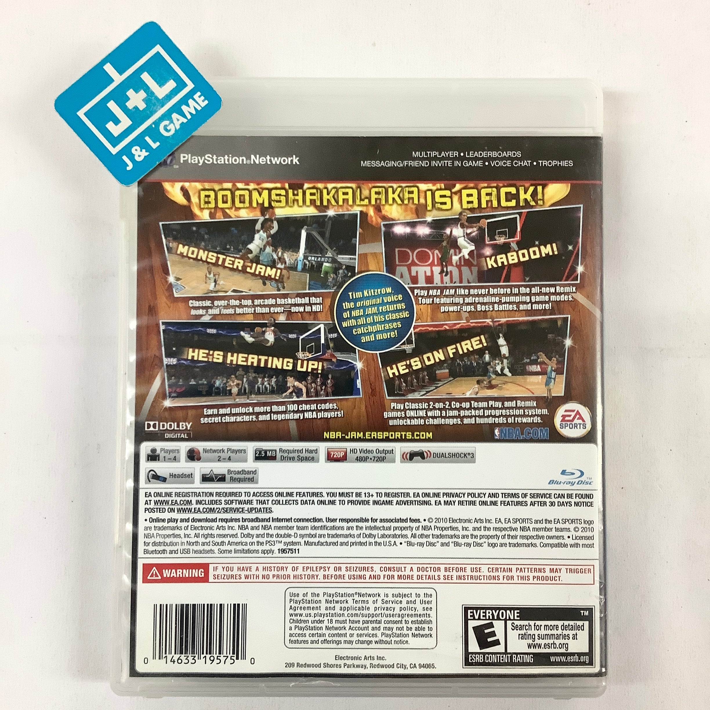 NBA Jam - (PS3) PlayStation 3 [Pre-Owned] Video Games EA Sports   