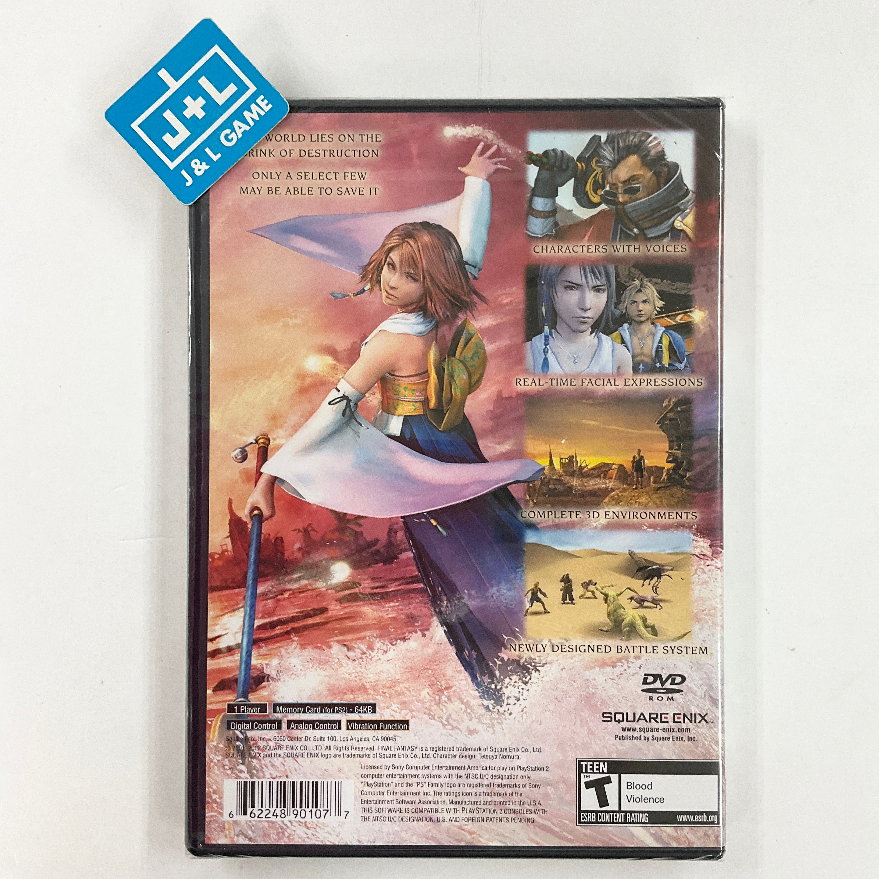 Final Fantasy X (Greatest Hits) - (PS2) PlayStation 2 | J&L Game