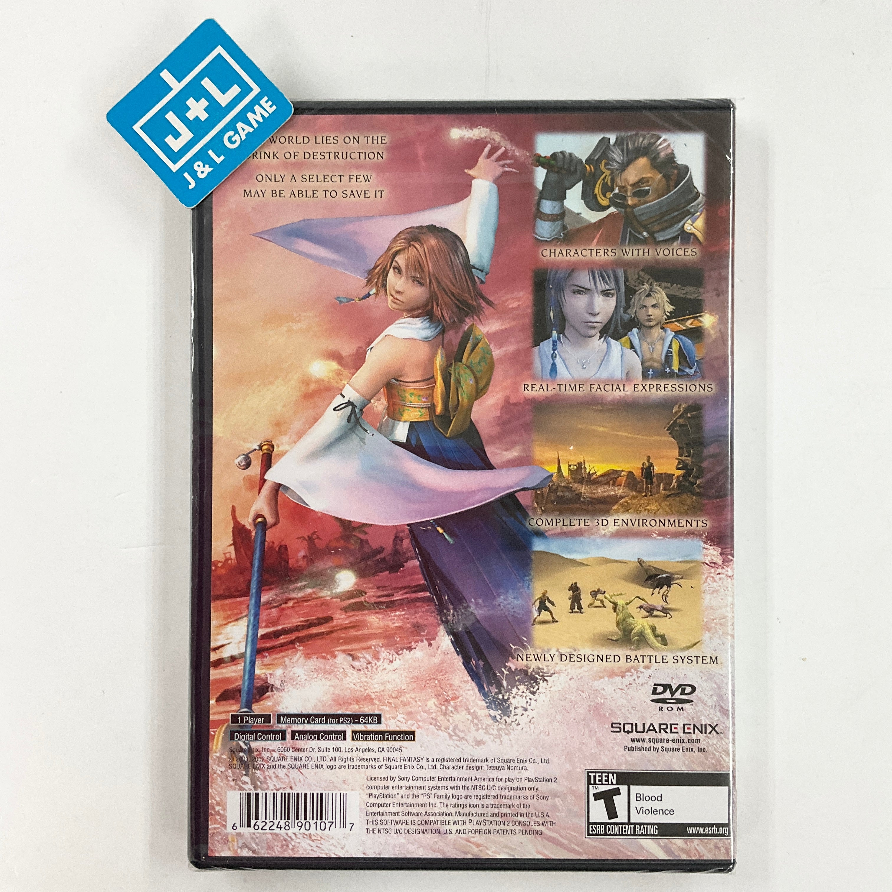 Final Fantasy X (Greatest Hits) - (PS2) PlayStation 2 Video Games Square Enix   