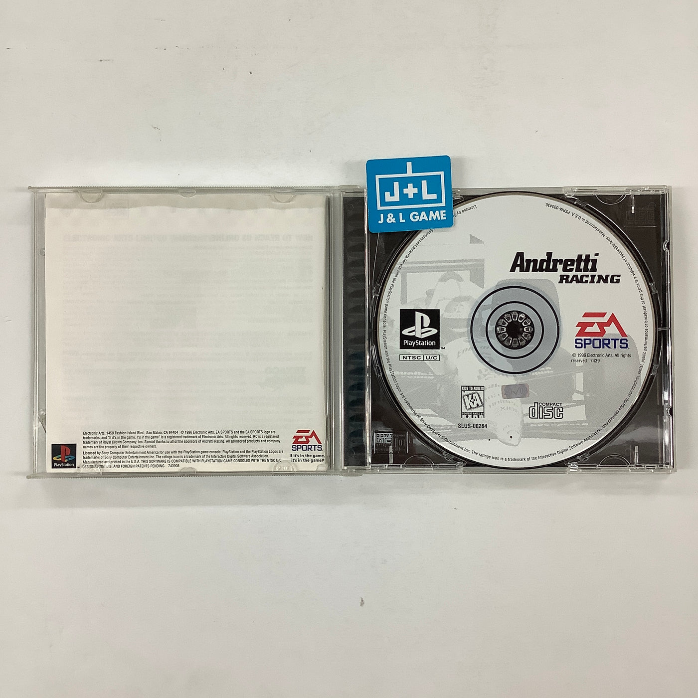 Andretti Racing - (PS1) PlayStation 1 [Pre-Owned] Video Games EA Sports   