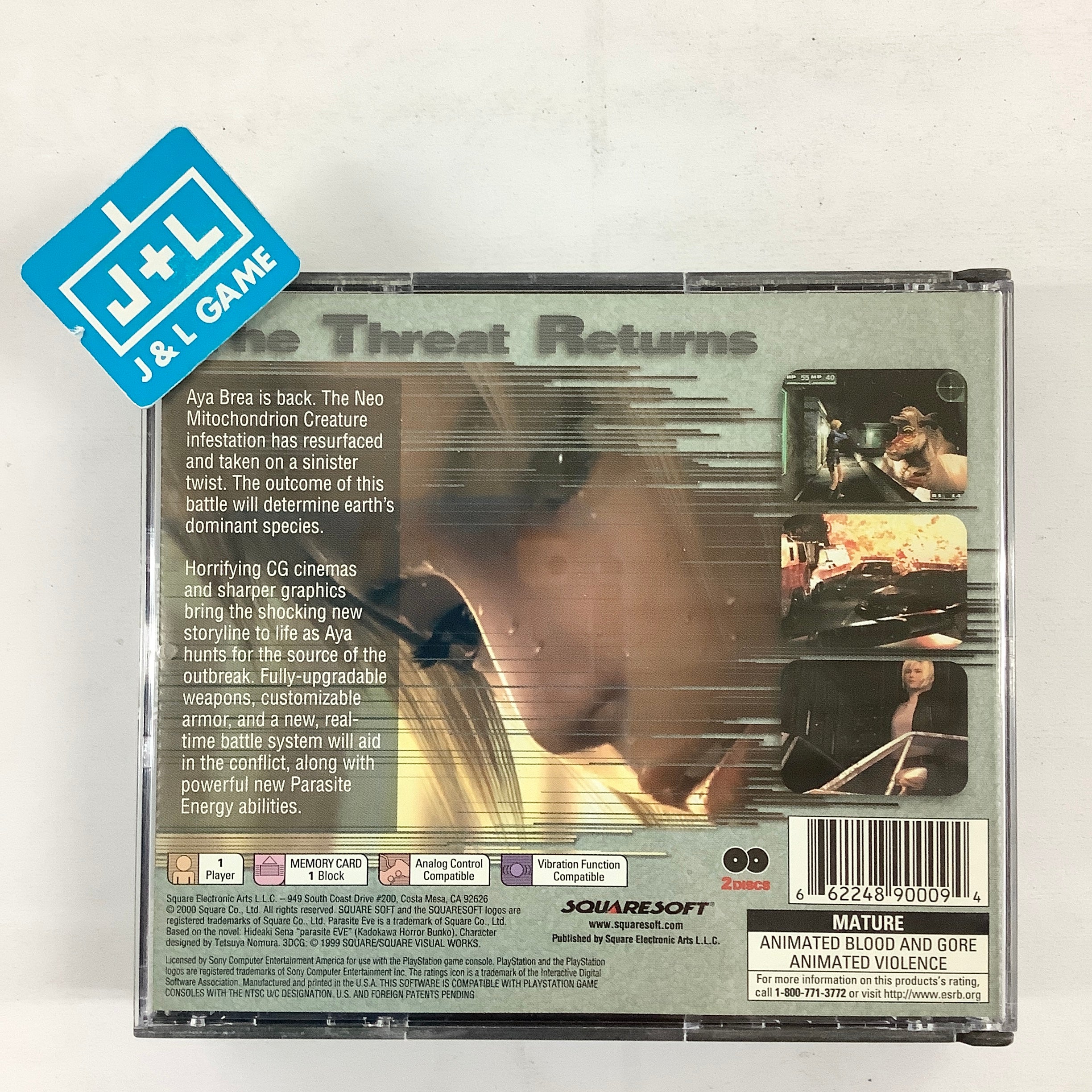 Parasite Eve II - (PS1) PlayStation 1 [Pre-Owned] | J&L Game