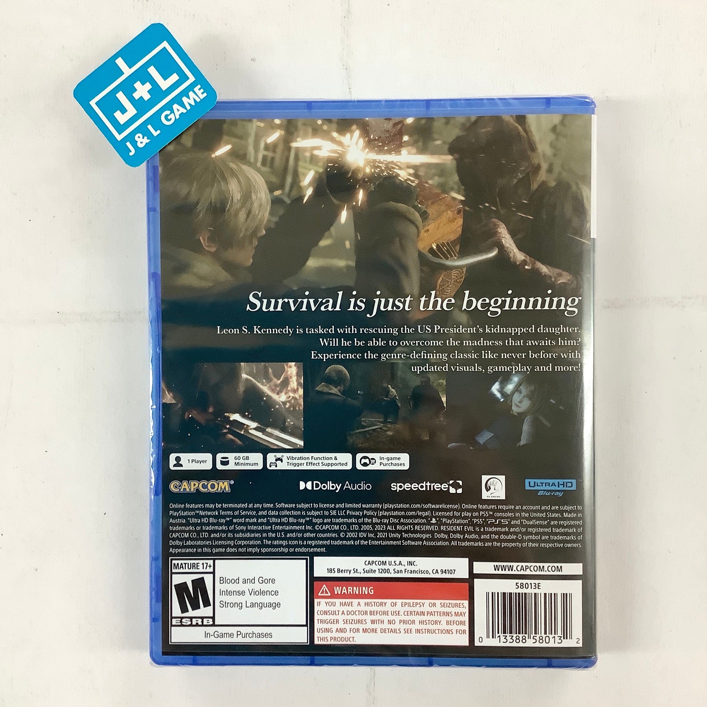 Resident Evil 4 - (PS5) PlayStation 5 Video Games Capcom   
