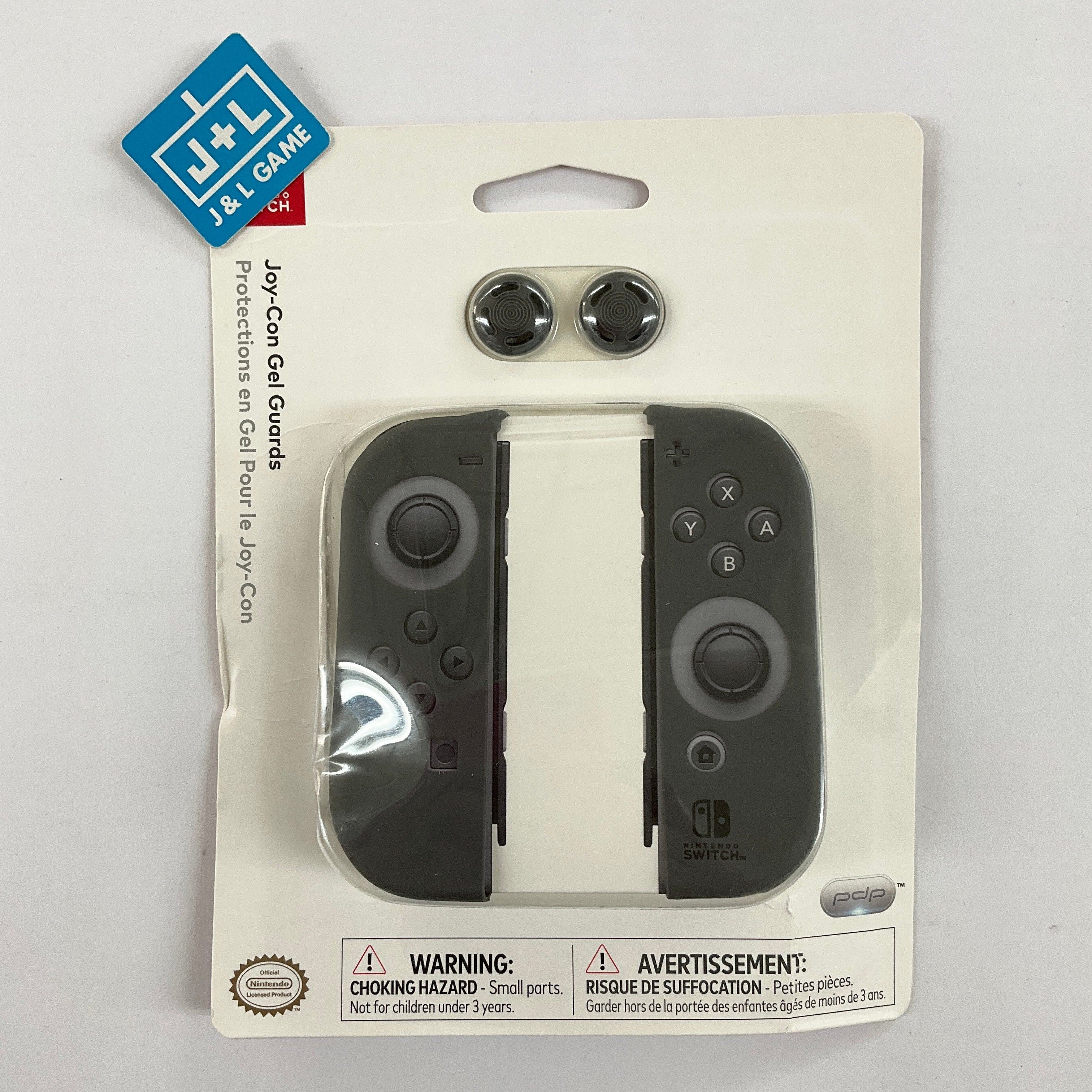 PDP Joy-Con Gel Guards (Gray) - (NSW) Nintendo Switch Accessories PDP   