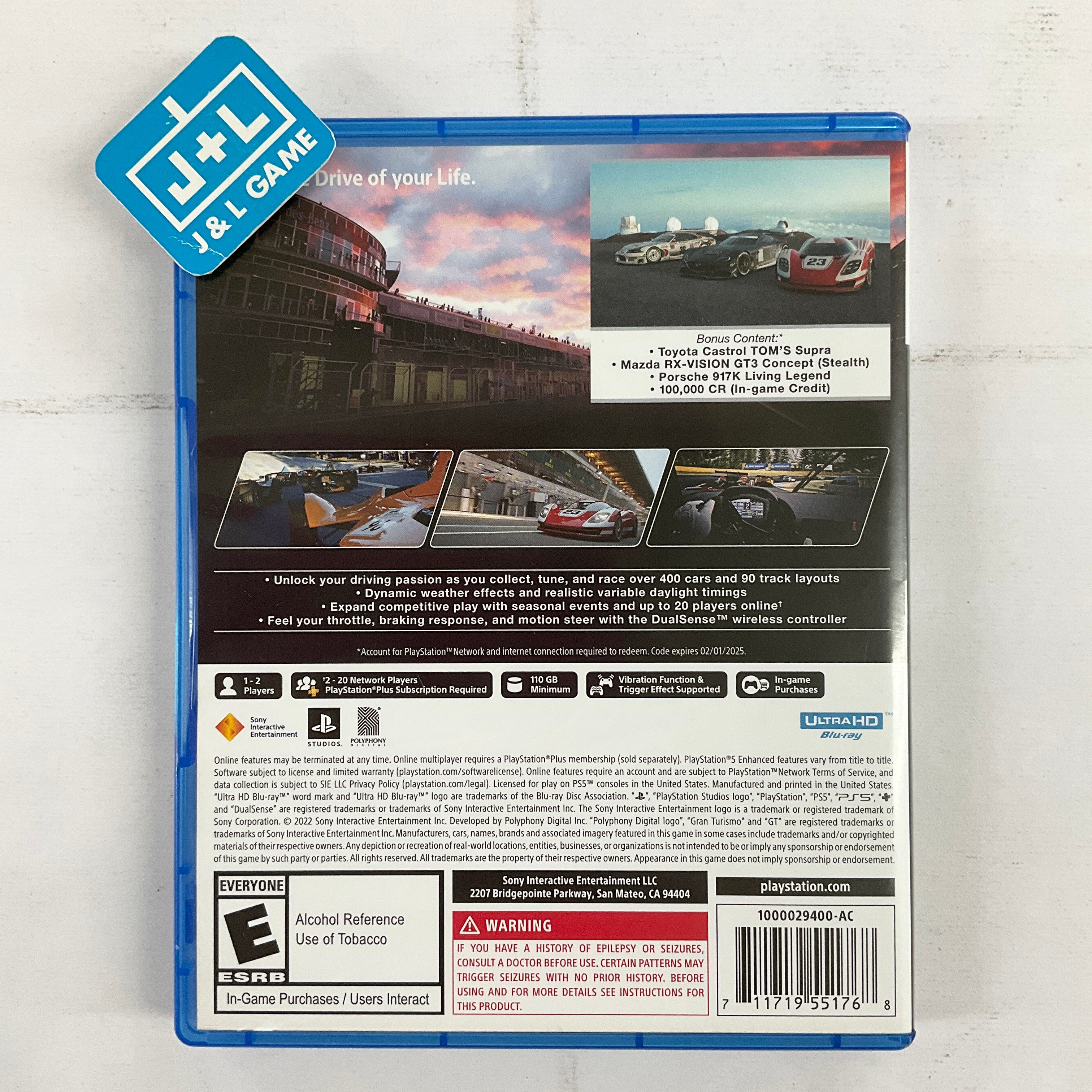 Gran Turismo 7 Launch Edition - (PS5) PlayStation 5 [Pre-Owned] Video Games PlayStation Studios   