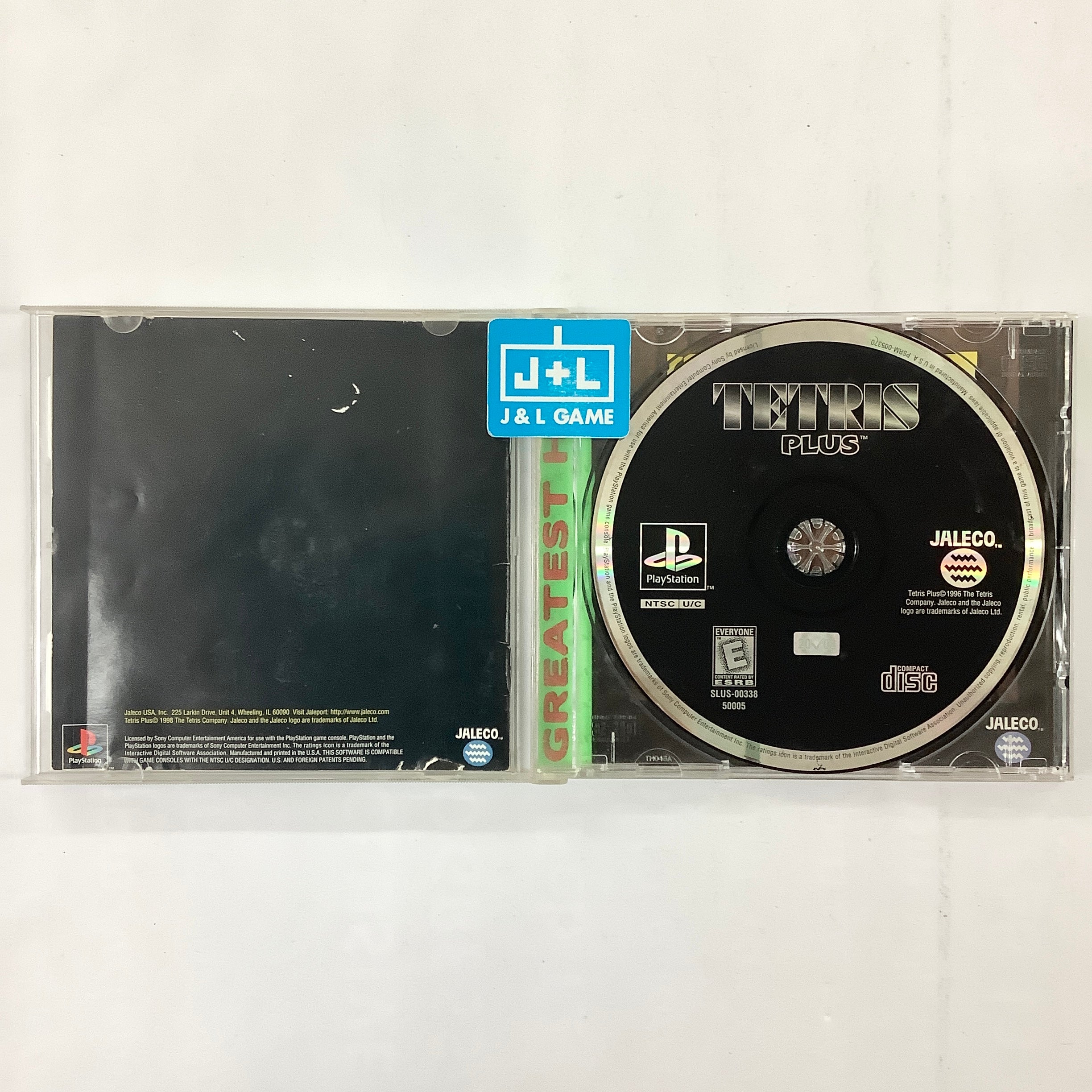 Tetris Plus (Greatest Hits) - (PS1) PlayStation 1 [Pre-Owned] Video Games Jaleco Entertainment   