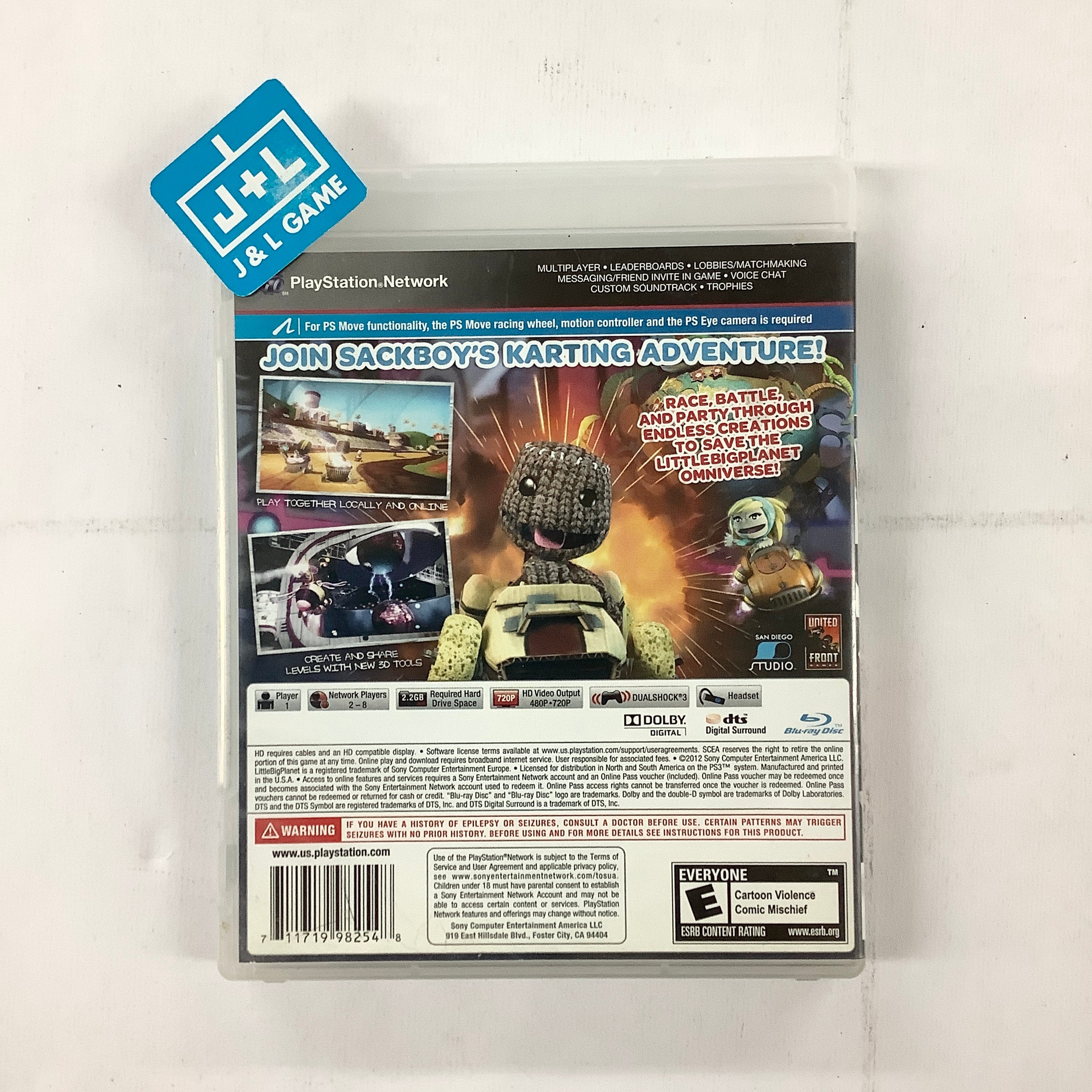 LittleBigPlanet Karting - (PS3) PlayStation 3 [Pre-Owned] Video Games SCEA   