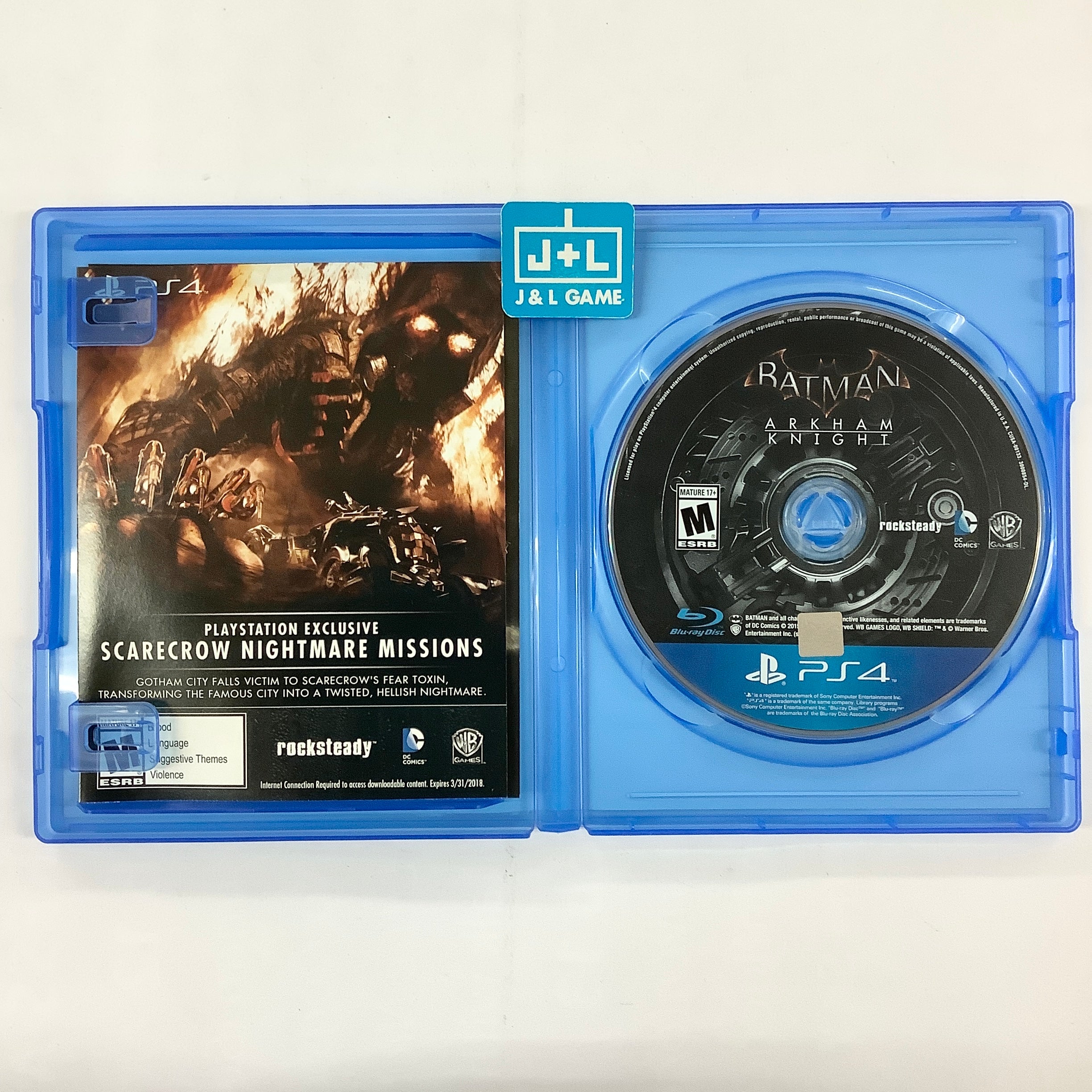 Batman: Arkham Knight - (PS4) PlayStation 4 [Pre-Owned] Video Games Warner Bros. Interactive Entertainment   