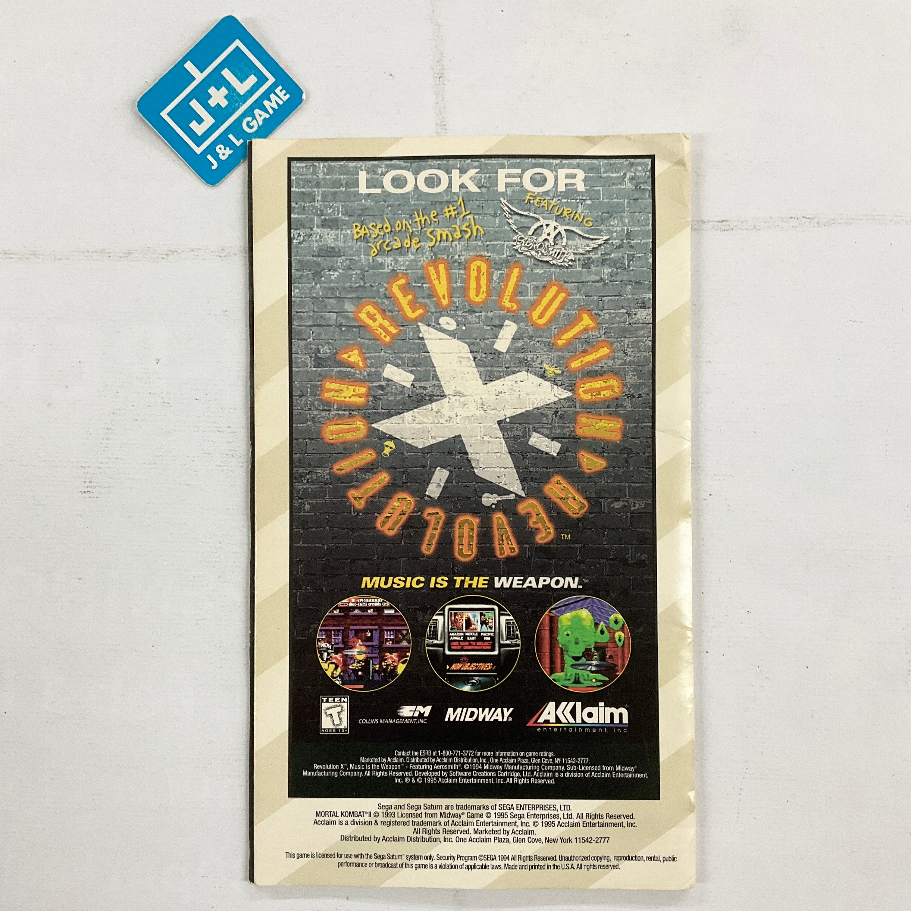 Mortal Kombat II - (SS) SEGA Saturn [Pre-Owned] Video Games Acclaim   