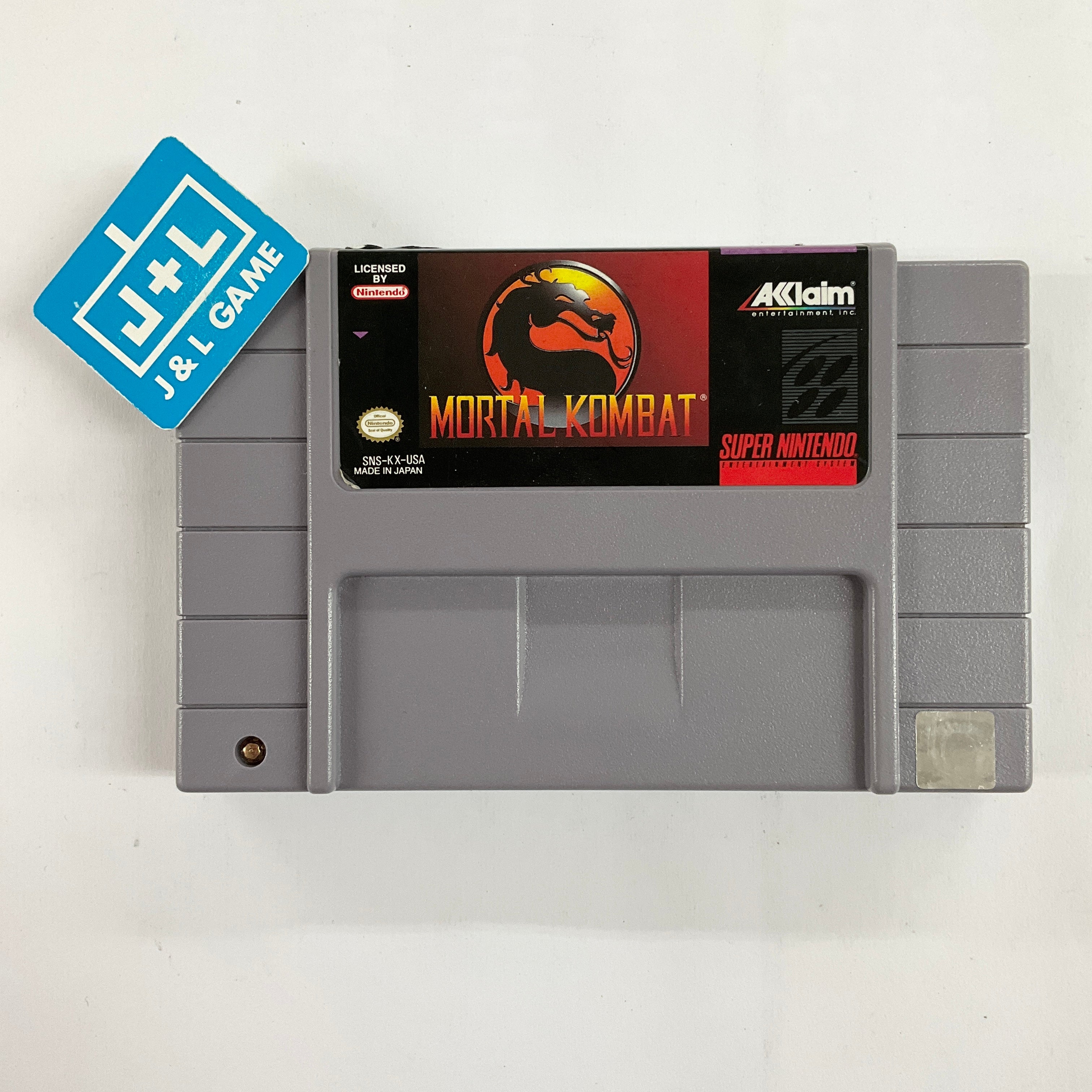 Mortal Kombat - (SNES) Super Nintendo [Pre-Owned] Video Games Acclaim   