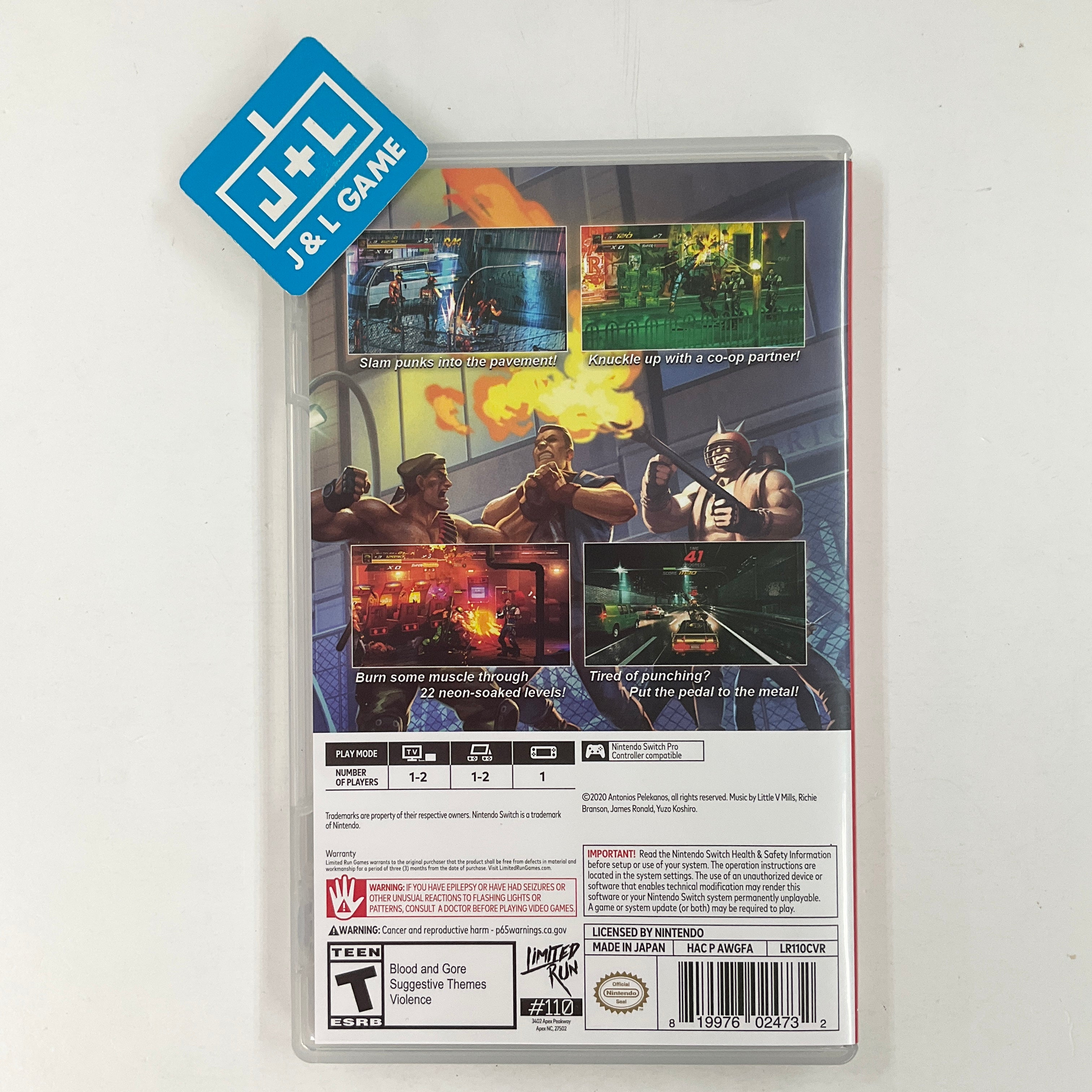 The Takeover (Limited Run #110) - (NSW) Nintendo Switch [Pre-Owned] Video Games Limited Run Games   