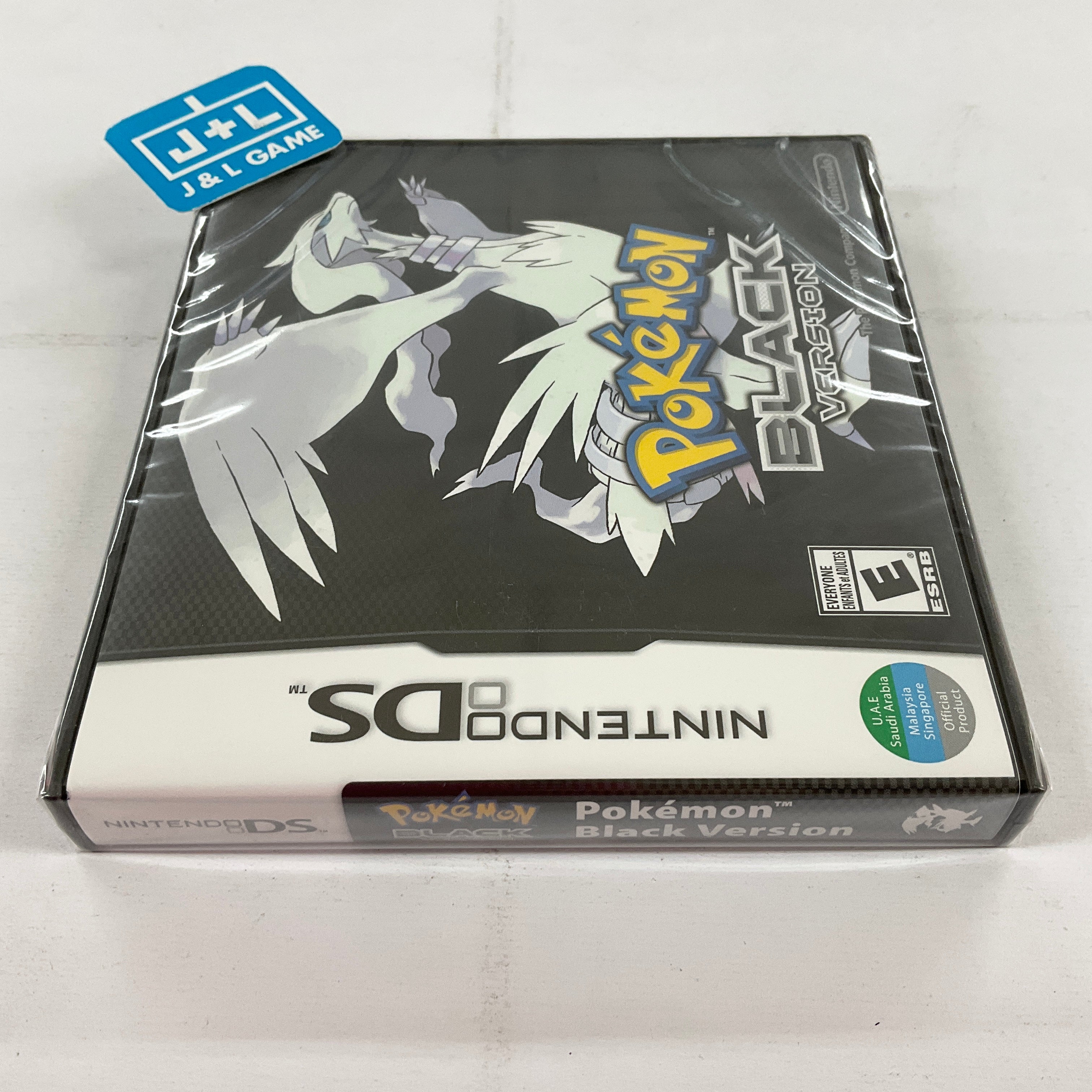 Pokemon Black Version (NDS) Nintendo DS (World Edition) J&L Game