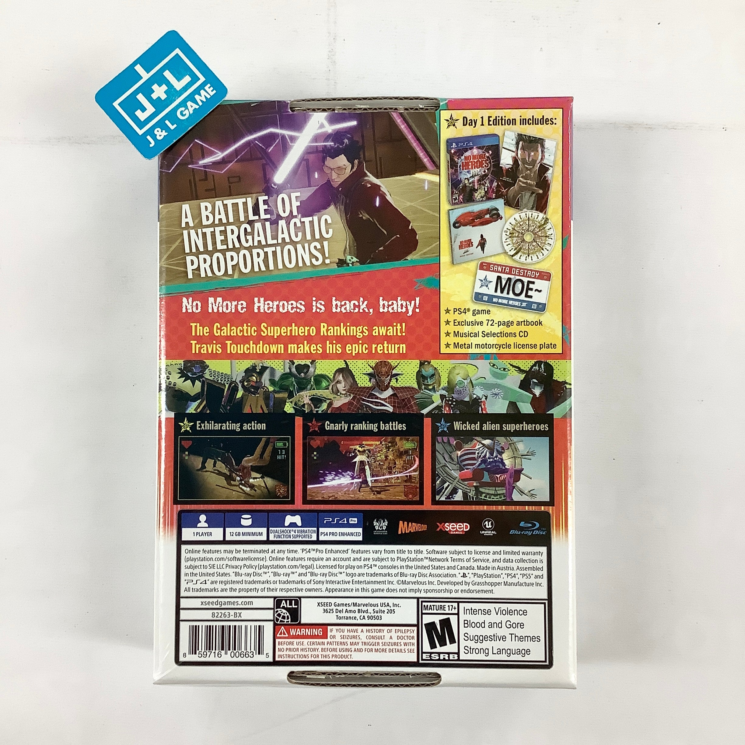 No More Heroes – Day Edition (PS4) PlayStation J&L Game