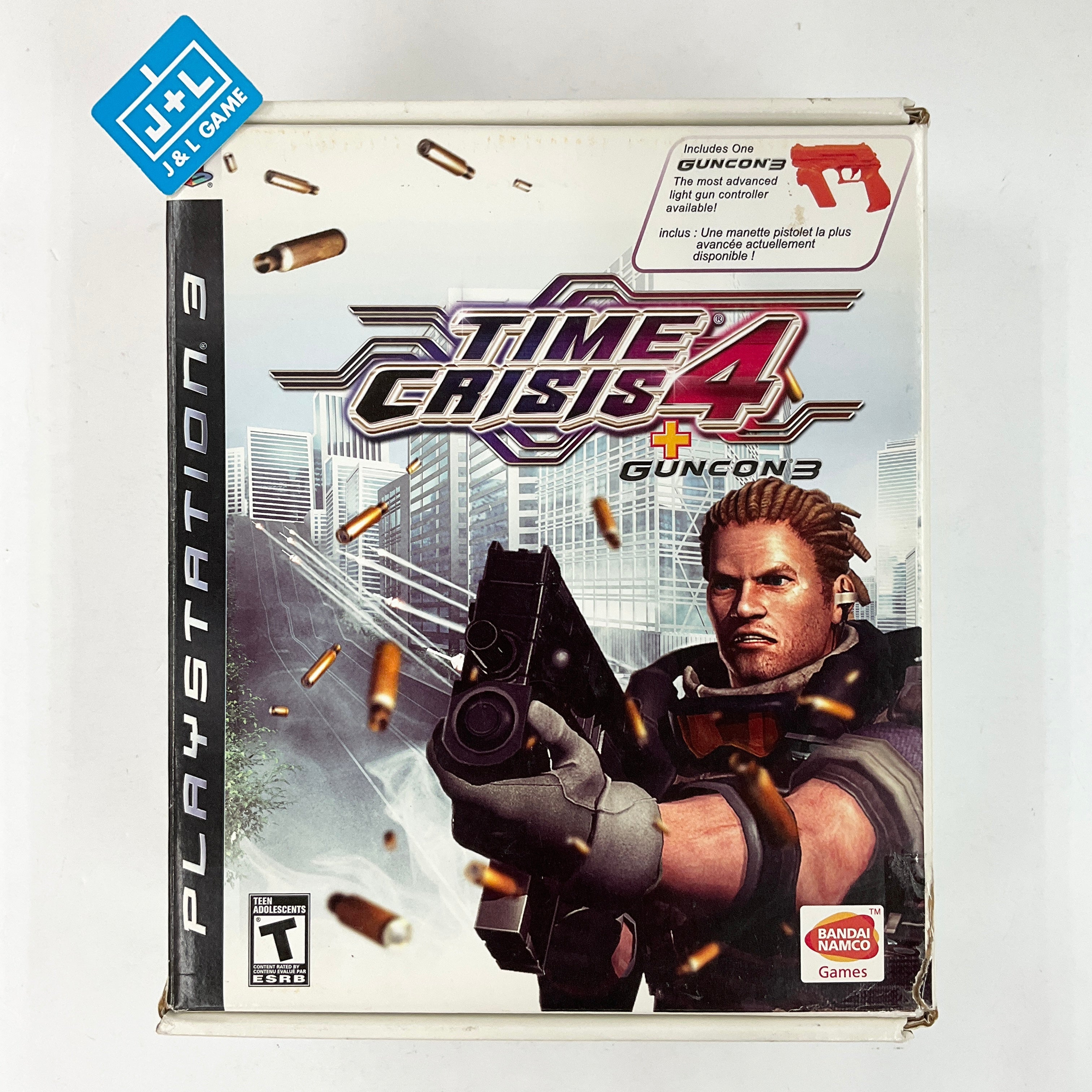 Time Crisis 4 (Includes Guncon 3) - (PS3) Playstation 3 [Pre-Owned] Video Games BANDAI NAMCO Entertainment   
