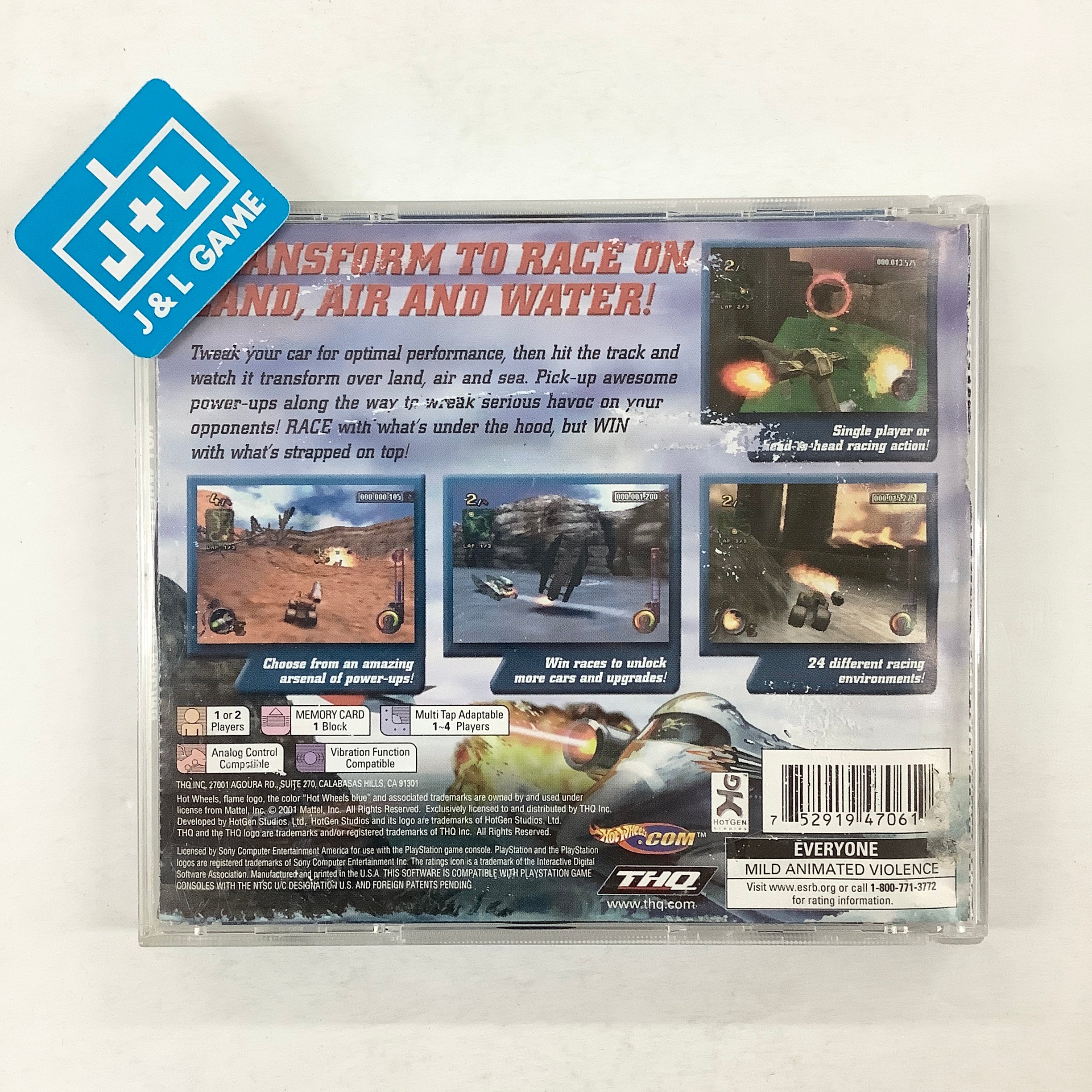 Hot Wheels Extreme Racing - (PS1) PlayStation 1 [Pre-Owned] Video Games THQ   