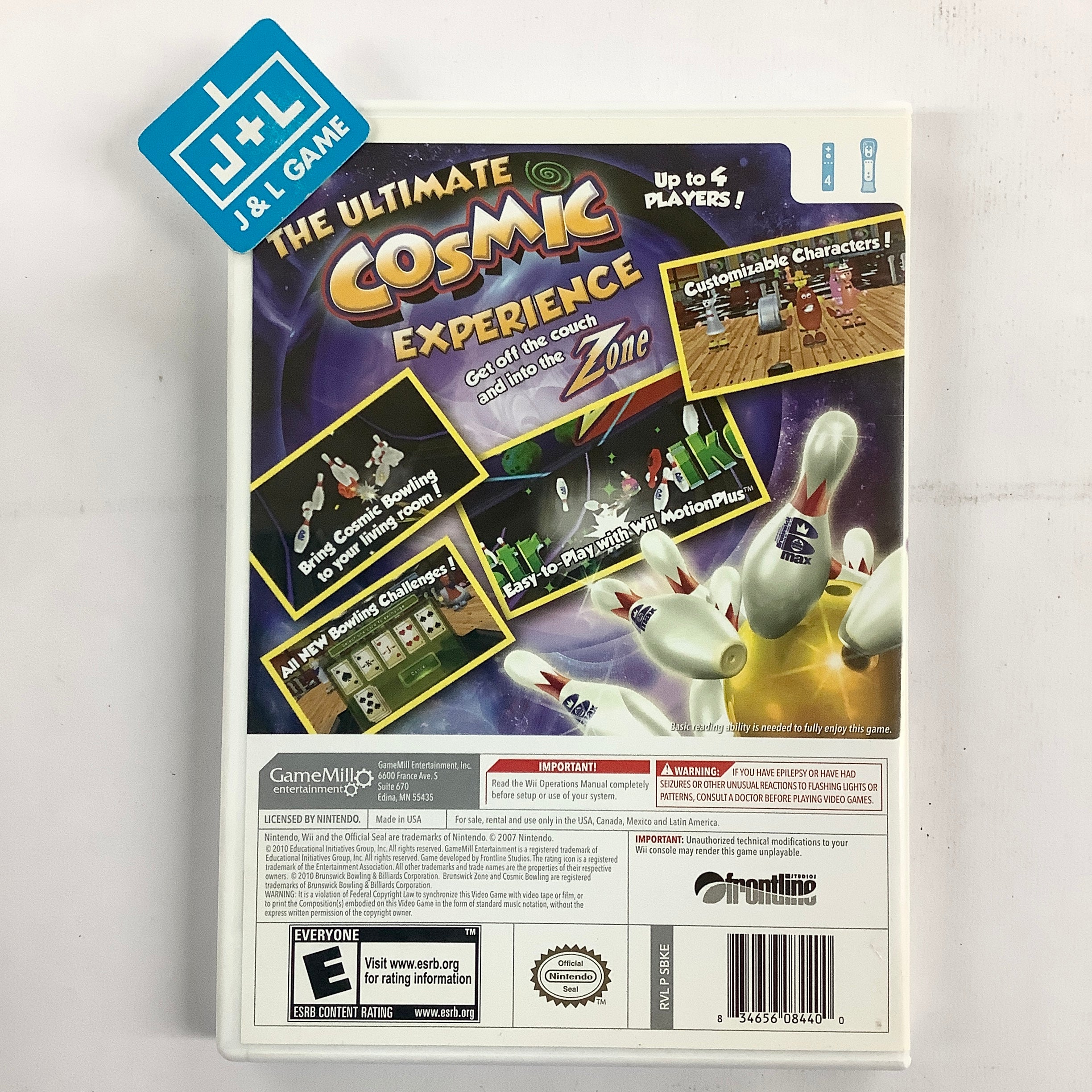 Brunswick Zone Cosmic Bowling - Nintendo Wii [Pre-Owned] Video Games GameMill Entertainment   