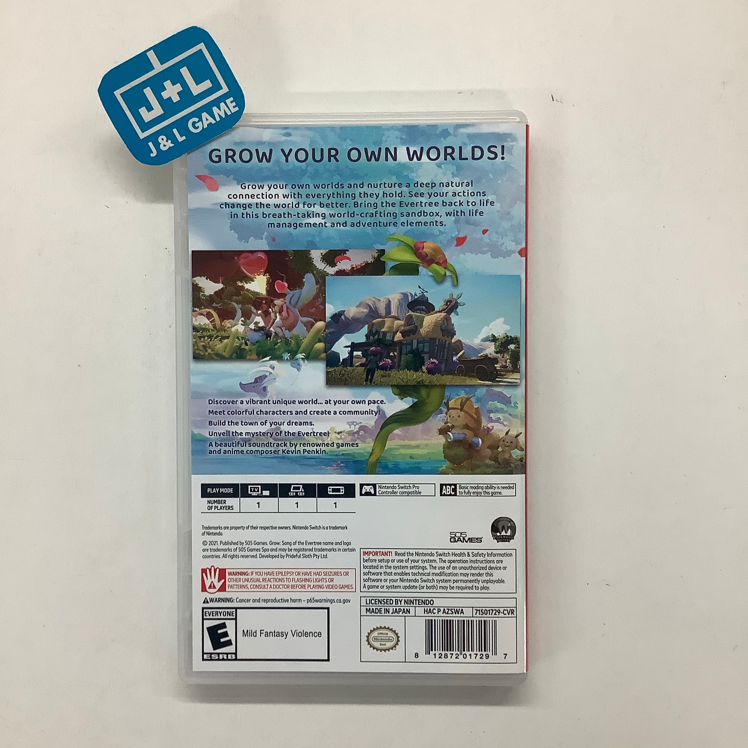Grow: Song of the Evertree - (NSW) Nintendo Switch [UNBOXING] Video Games 505 Games   