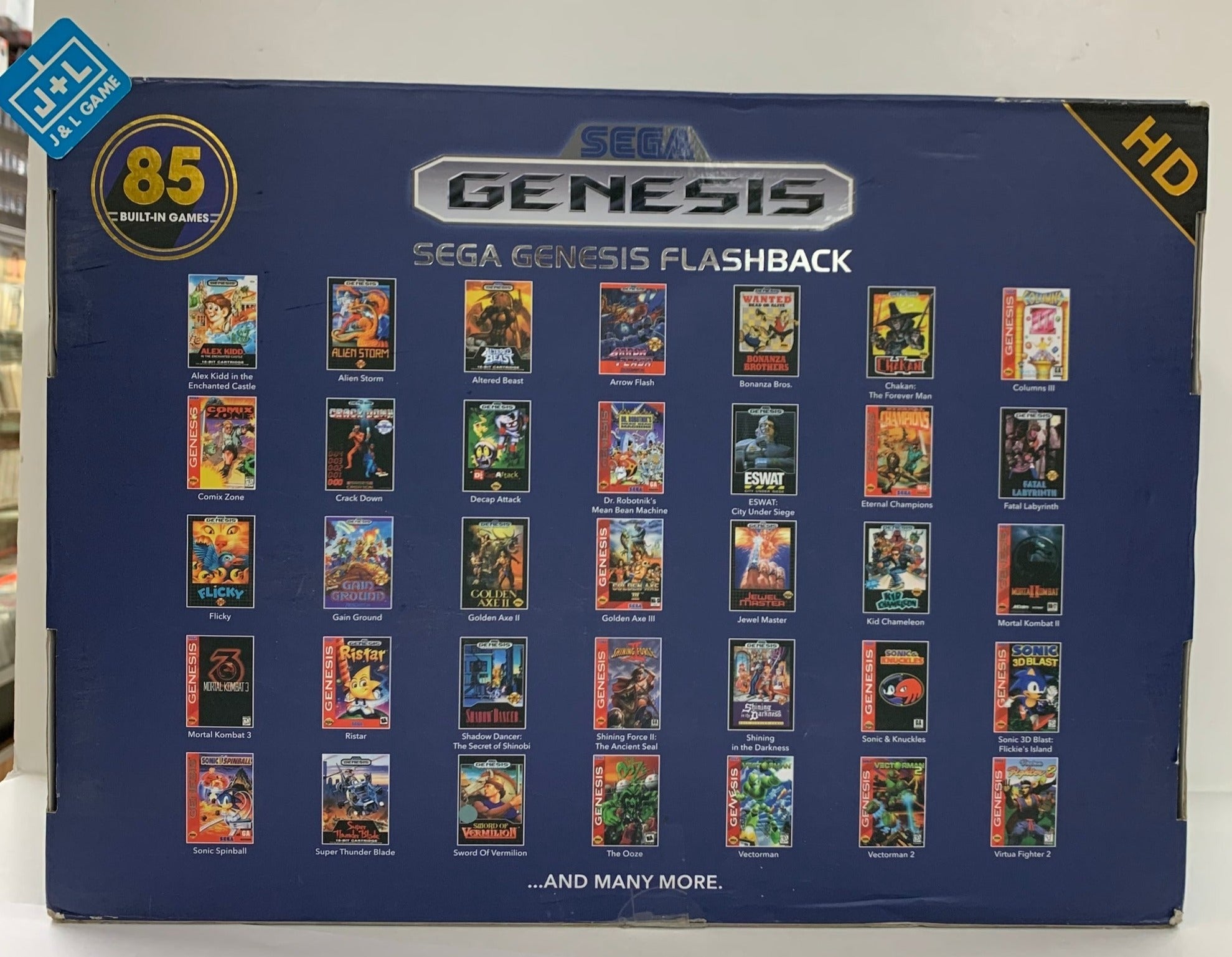 Sega Genesis HD Flashback 85 Built in Games - SEGA Genesis CONSOLE SEGA   