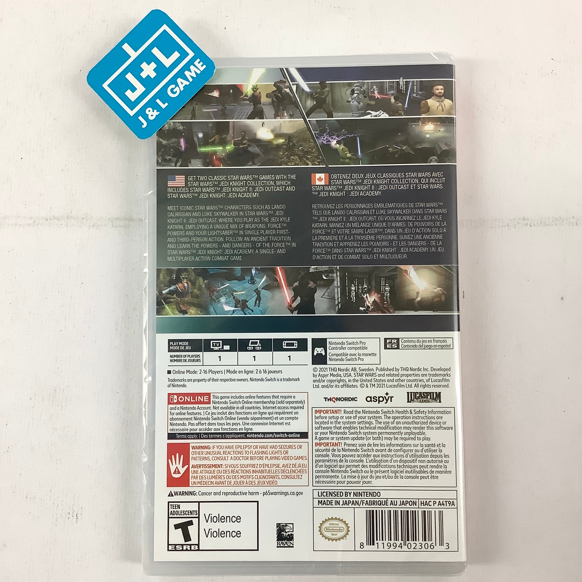 Star Wars Jedi Knight Collection - (NSW) Nintendo Switch Video Games THQ Nordic   