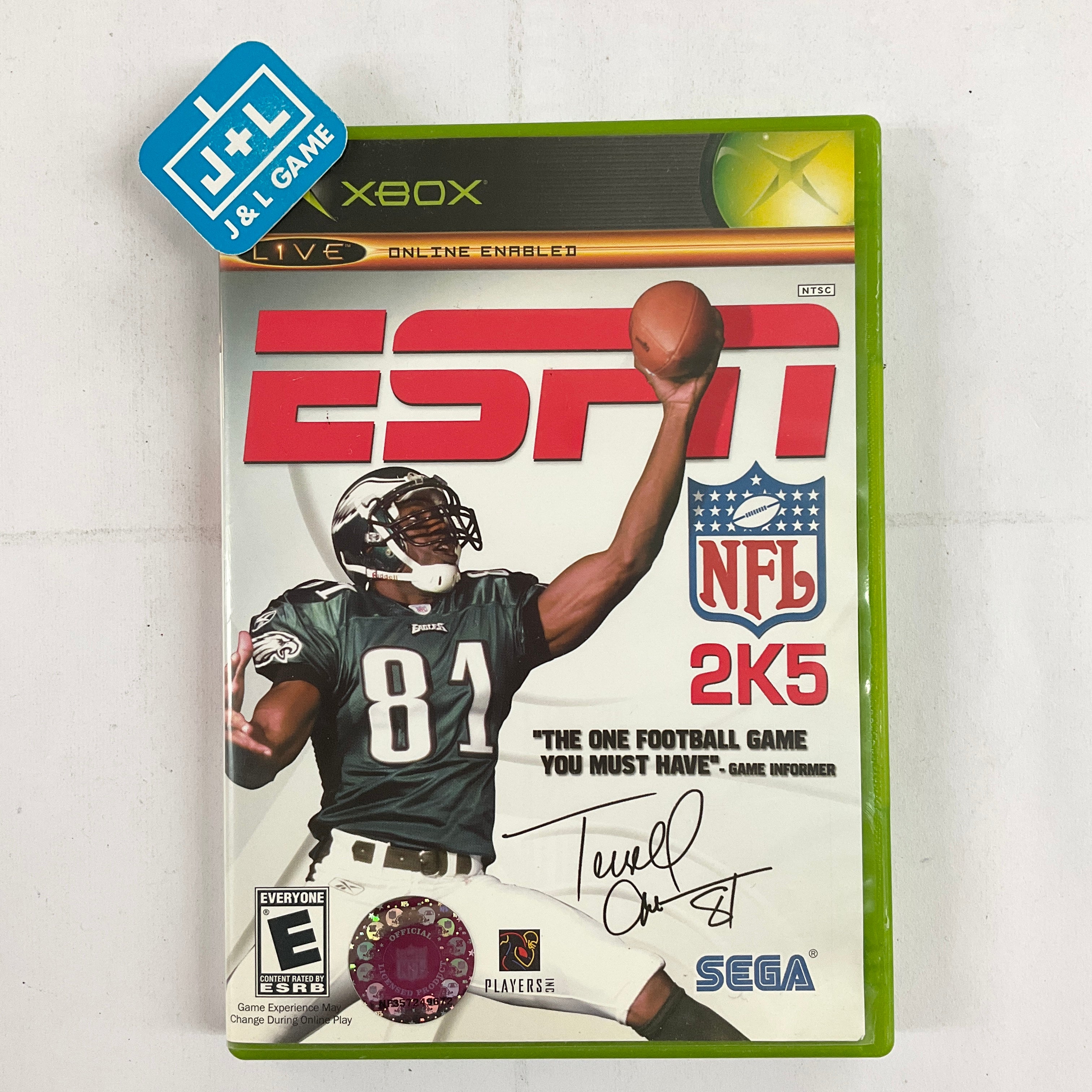 ESPN NFL 2K5 - (XB) Xbox [Pre-Owned] Video Games Sega   
