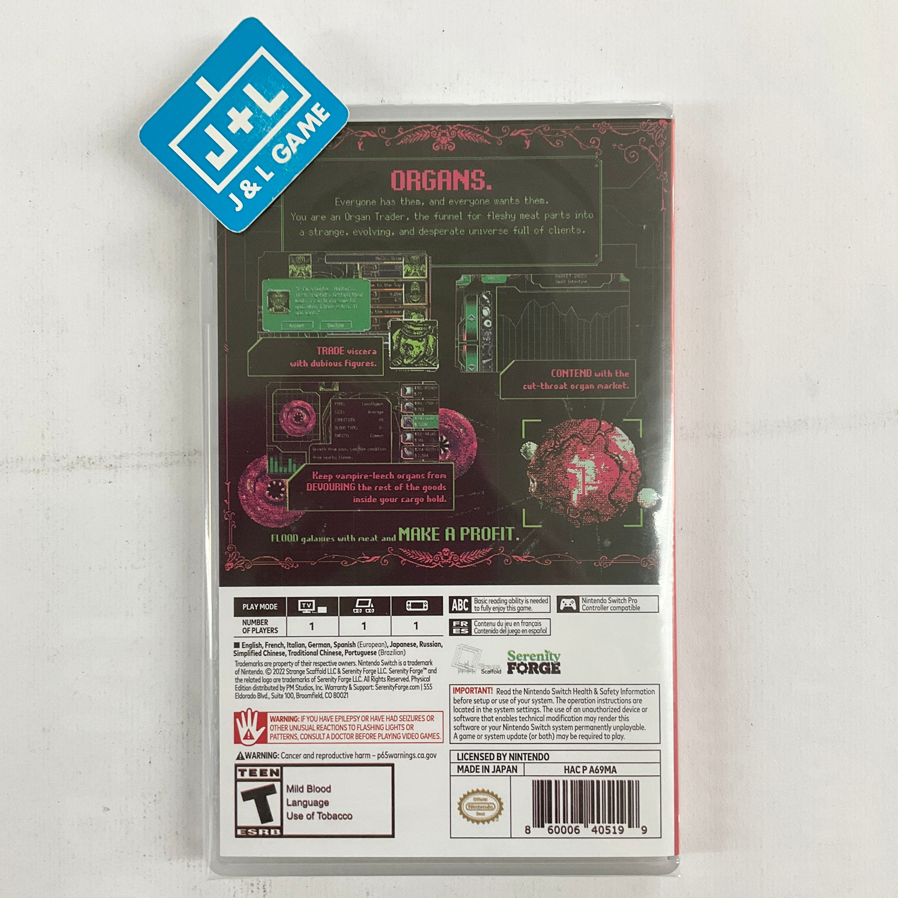 Space Warlord Organ Trading Simulator - (NSW) Nintendo Switch Video Games Serenity Forge   