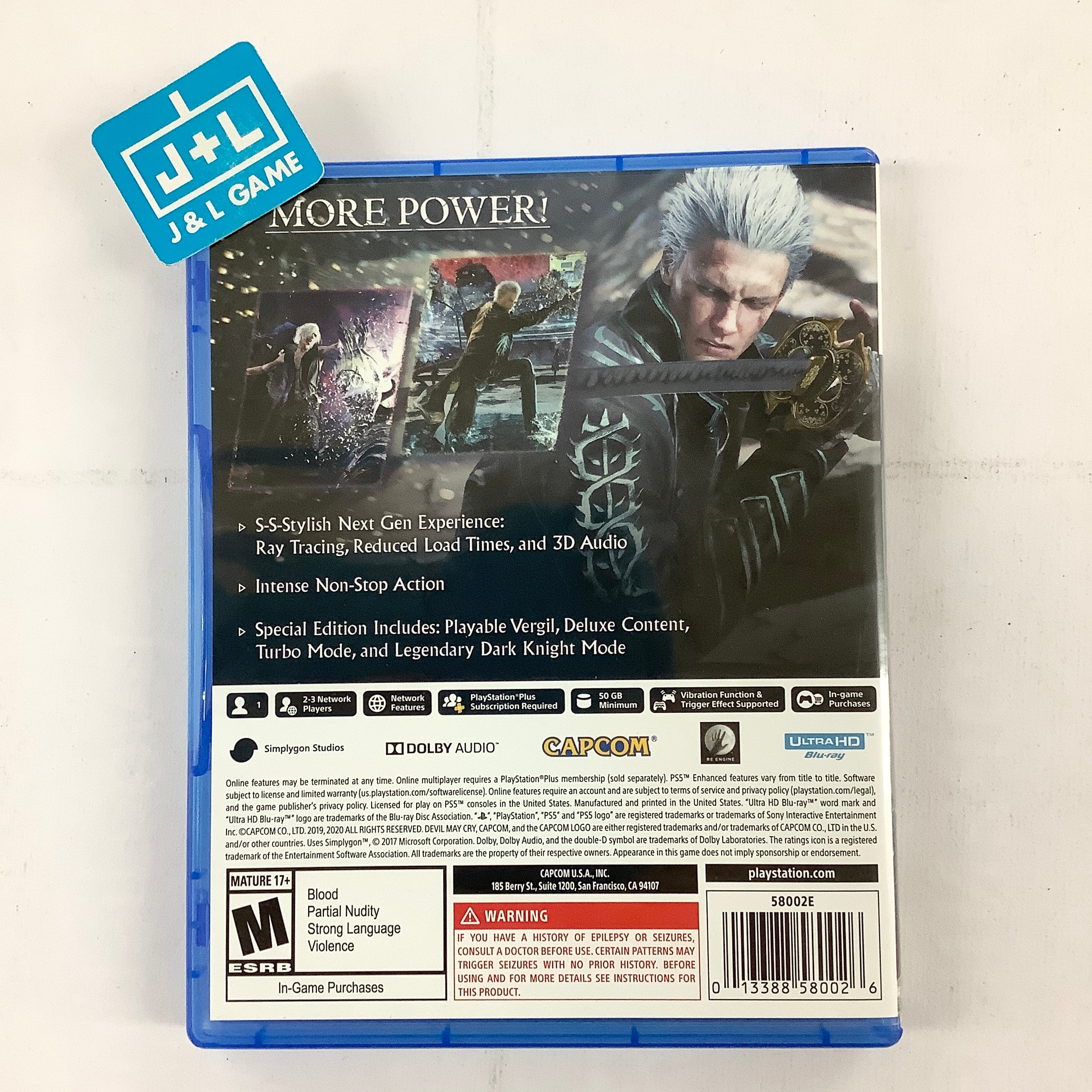 Devil May Cry 5 Special Edition - (PS5) PlayStation 5 [Pre-Owned] Video Games Capcom   