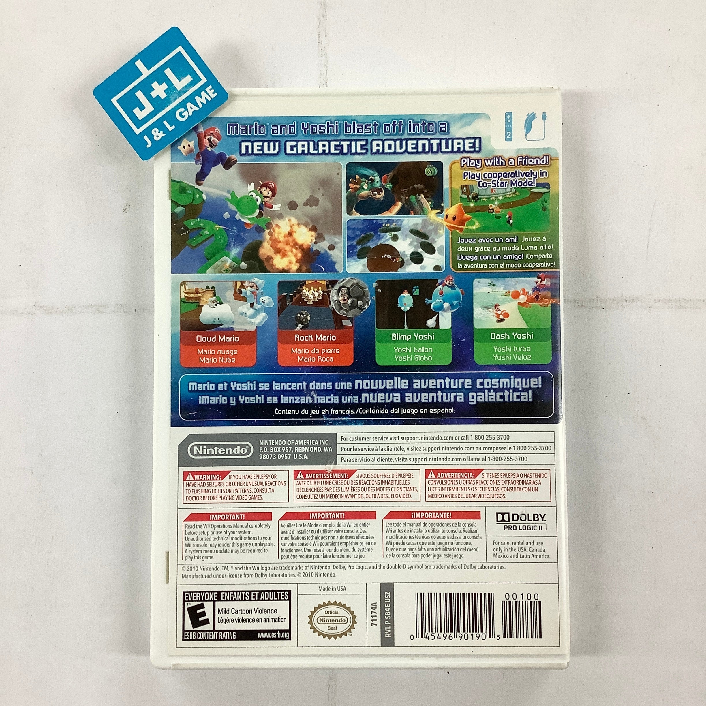 Super Mario Galaxy 2 - Nintendo Wii [Pre-Owned] Video Games Nintendo   