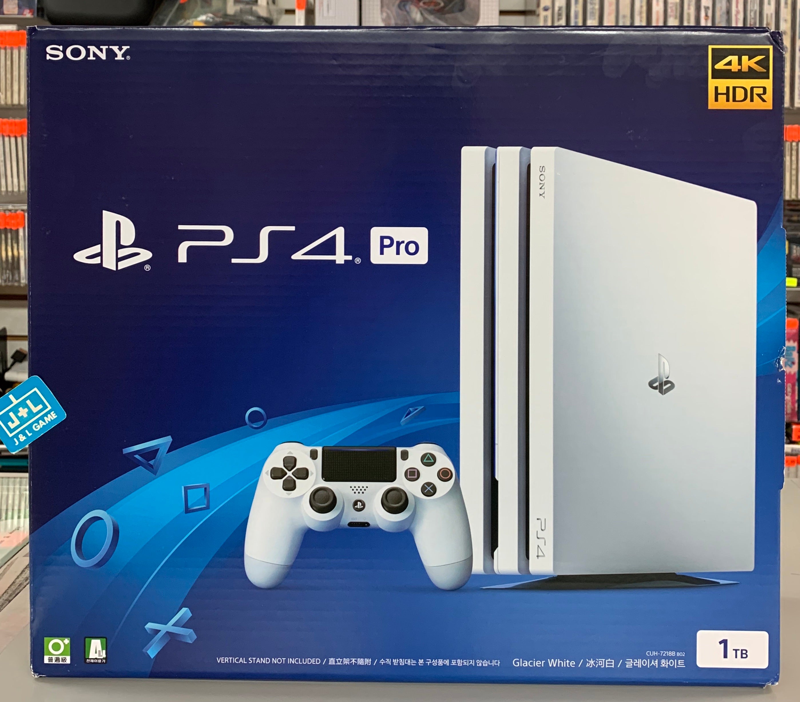 Sony PlayStation 4 Pro 1TB White - (PS4) PlayStation 4 ( Japanese Import ) Consoles Sony   