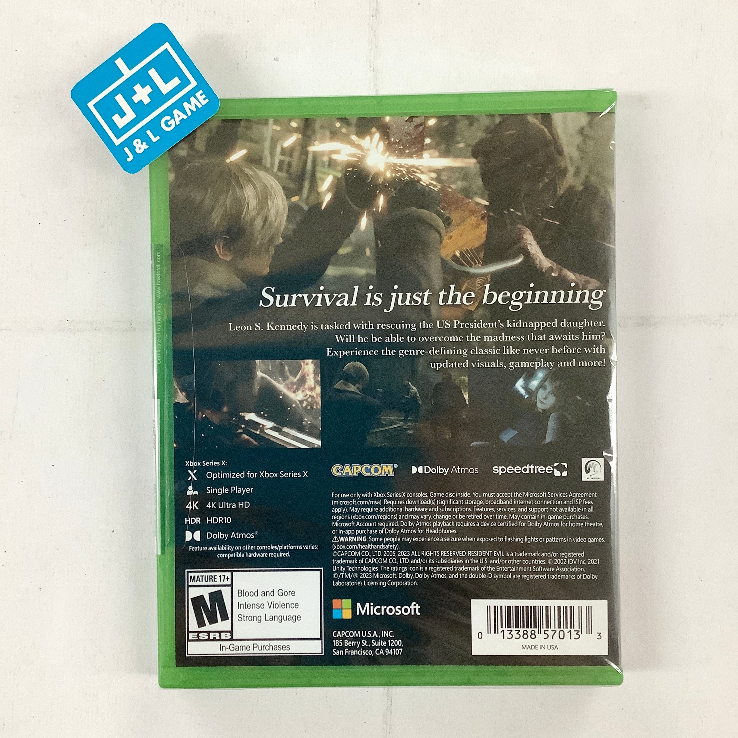 Resident Evil 4 - (XSX) Xbox Series X Video Games Capcom   