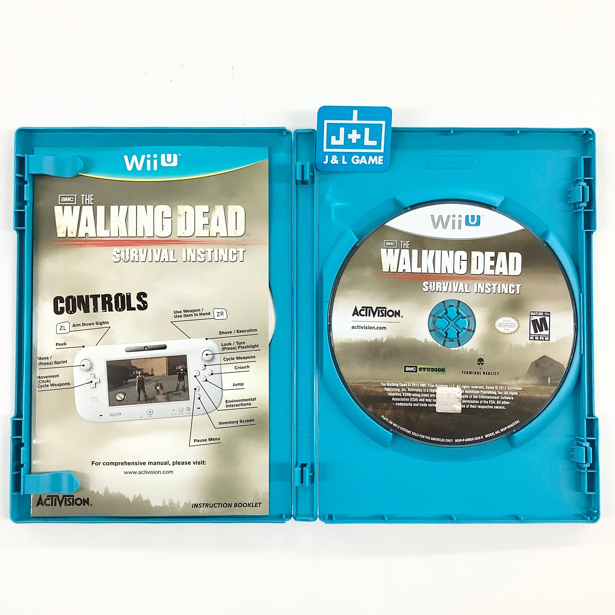 The Walking Dead: Survival Instinct - Nintendo Wii U [Pre-Owned] Video Games Activision   