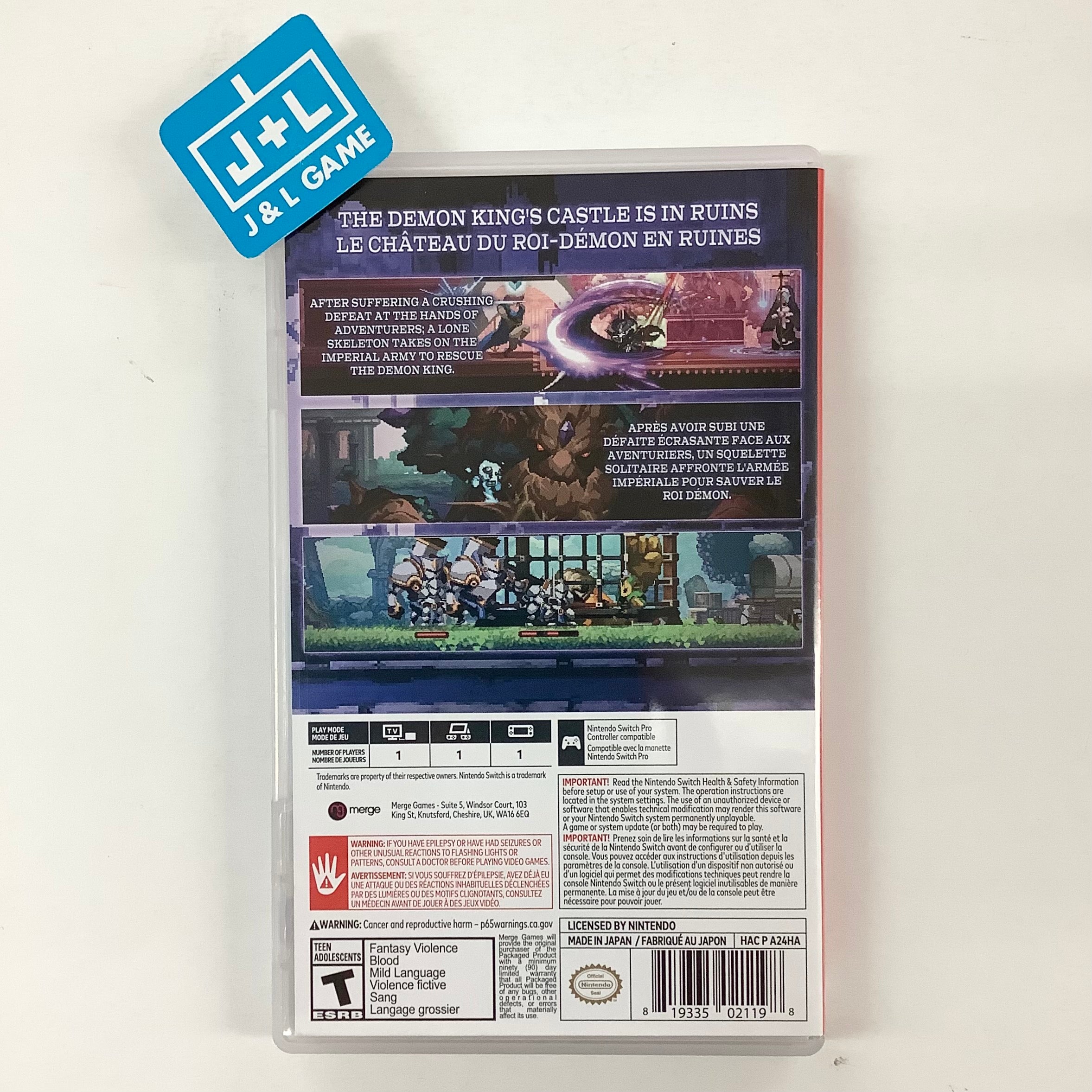 Skul: The Hero Slayer - (NSW) Nintendo Switch [UNBOXING] Video Games Merge Games   