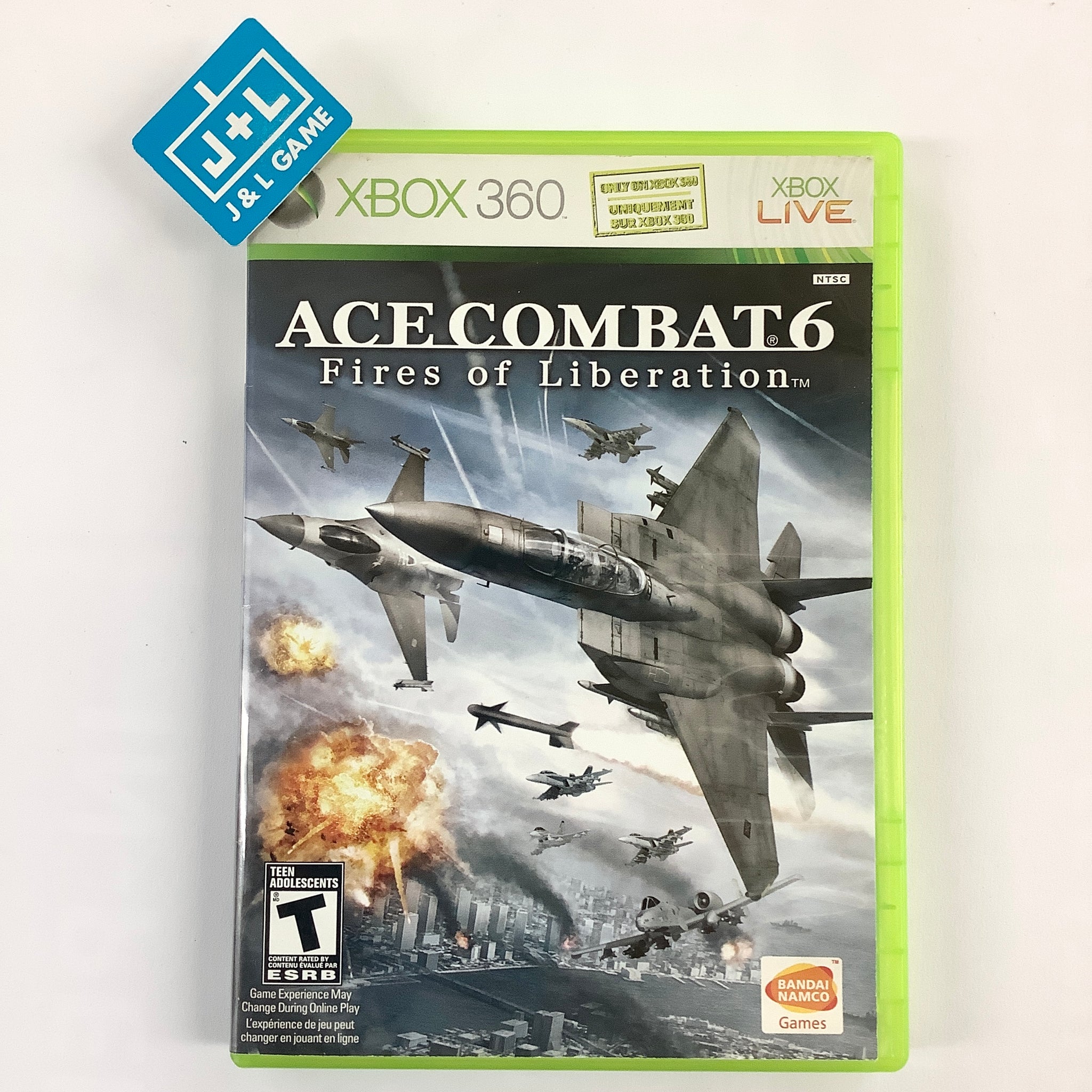 Ace Combat 6: Fires of Liberation - Xbox 360 [Pre-Owned] Video Games Namco Bandai Games   