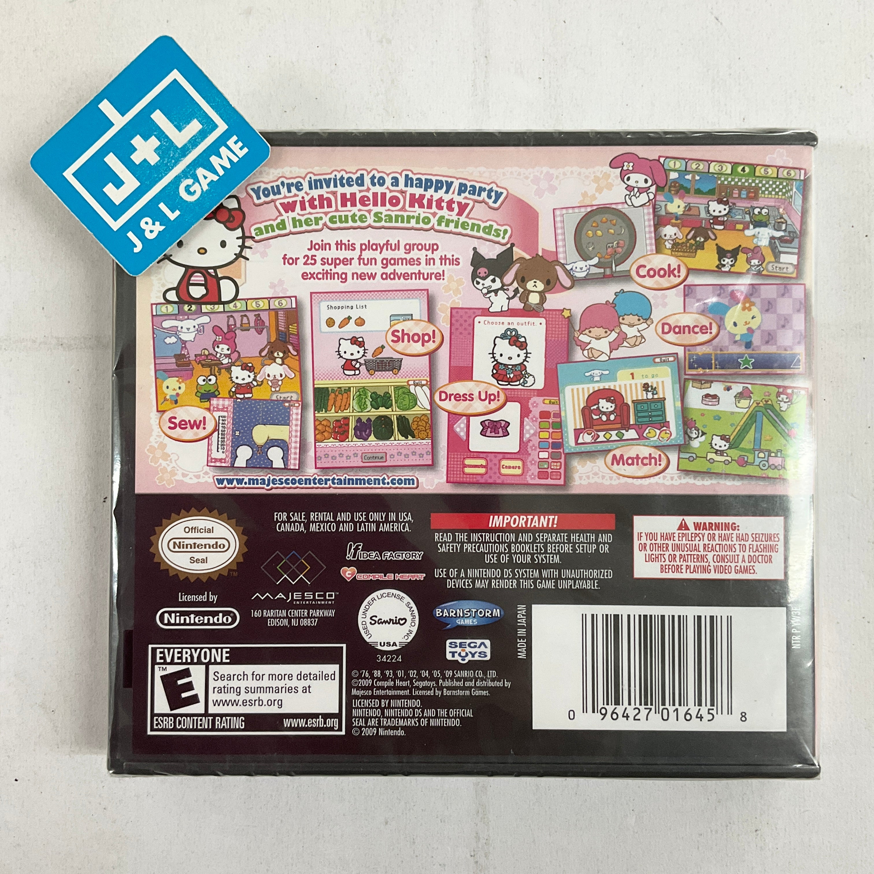 Hello Kitty Party - (NDS) Nintendo DS Video Games Majesco   