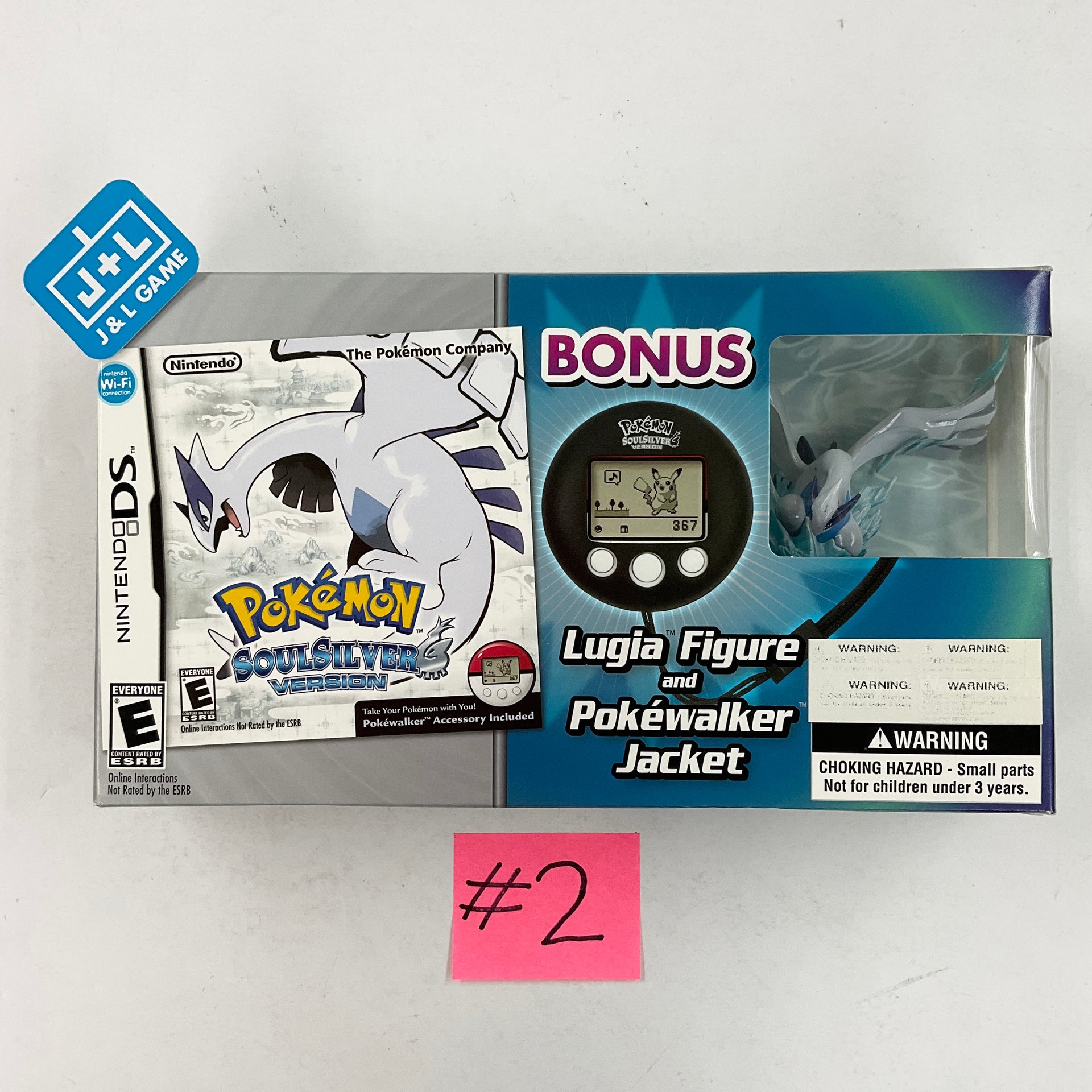 Pokemon SoulSilver Version (w/Bonus Figure Pokewalker Jacket