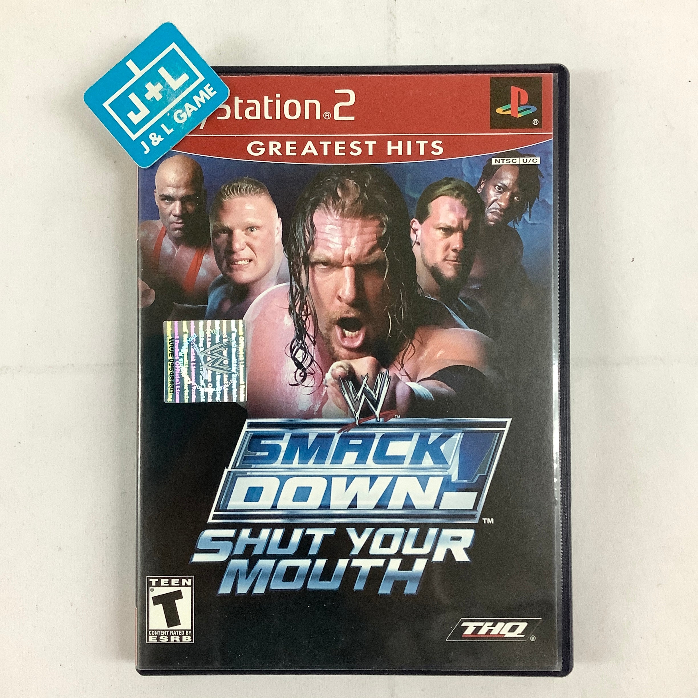 WWE SmackDown! Shut Your Mouth (Greatest Hits) - (PS2) PlayStation 2 [Pre-Owned] Video Games THQ   