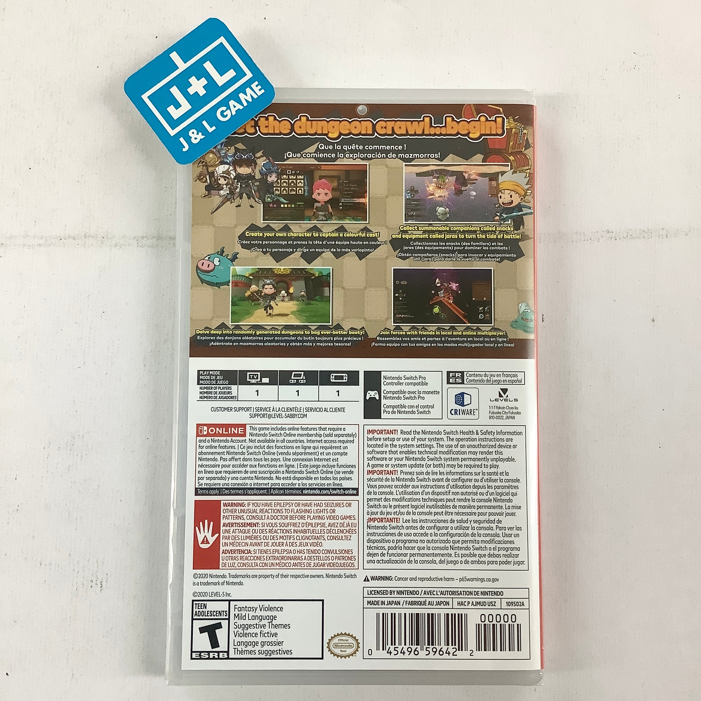 Snack World: The Dungeon Crawl Gold - (NSW) Nintendo Switch Video Games Nintendo   
