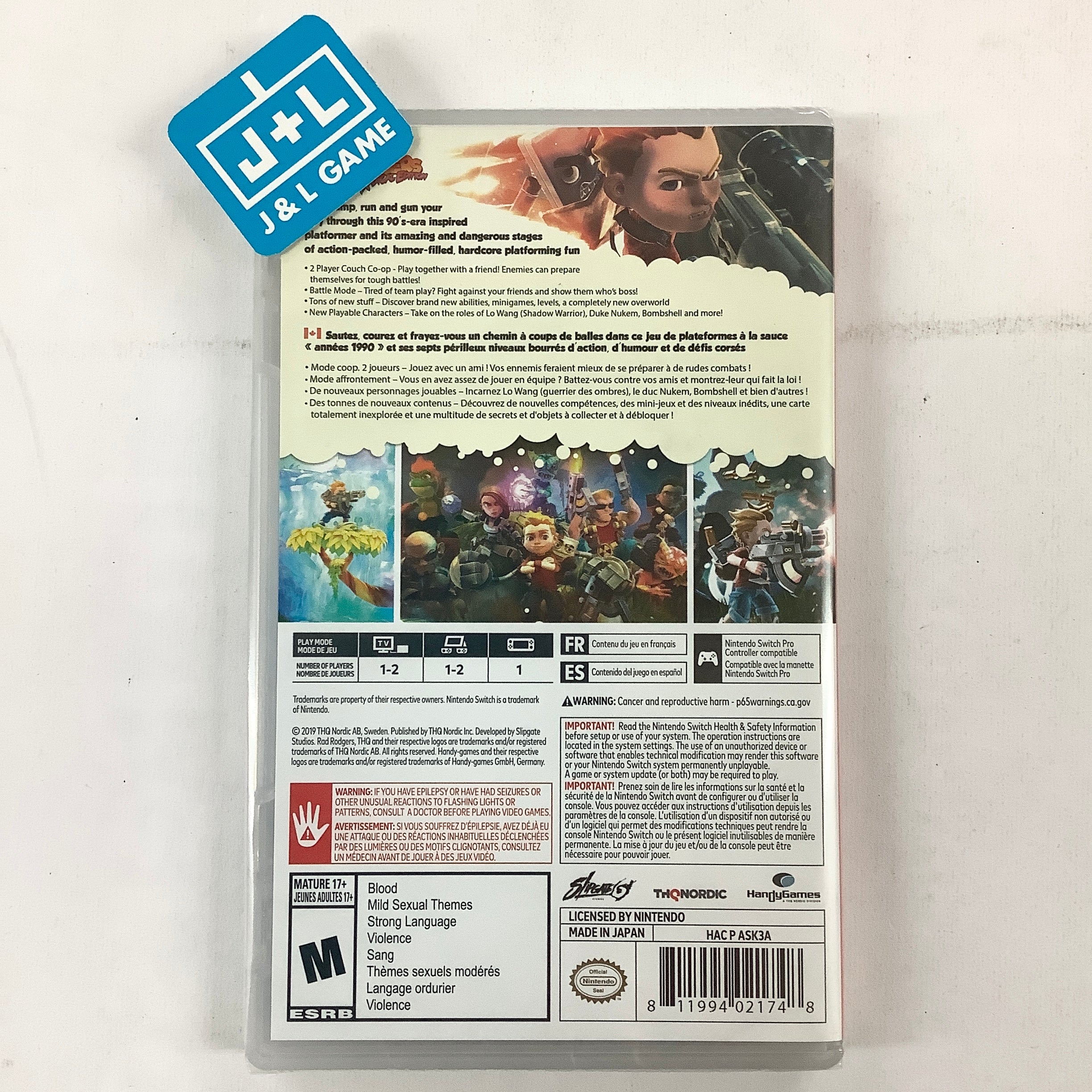Rad Rodgers: Radical Edition - (NSW) Nintendo Switch Video Games THQ Nordic   