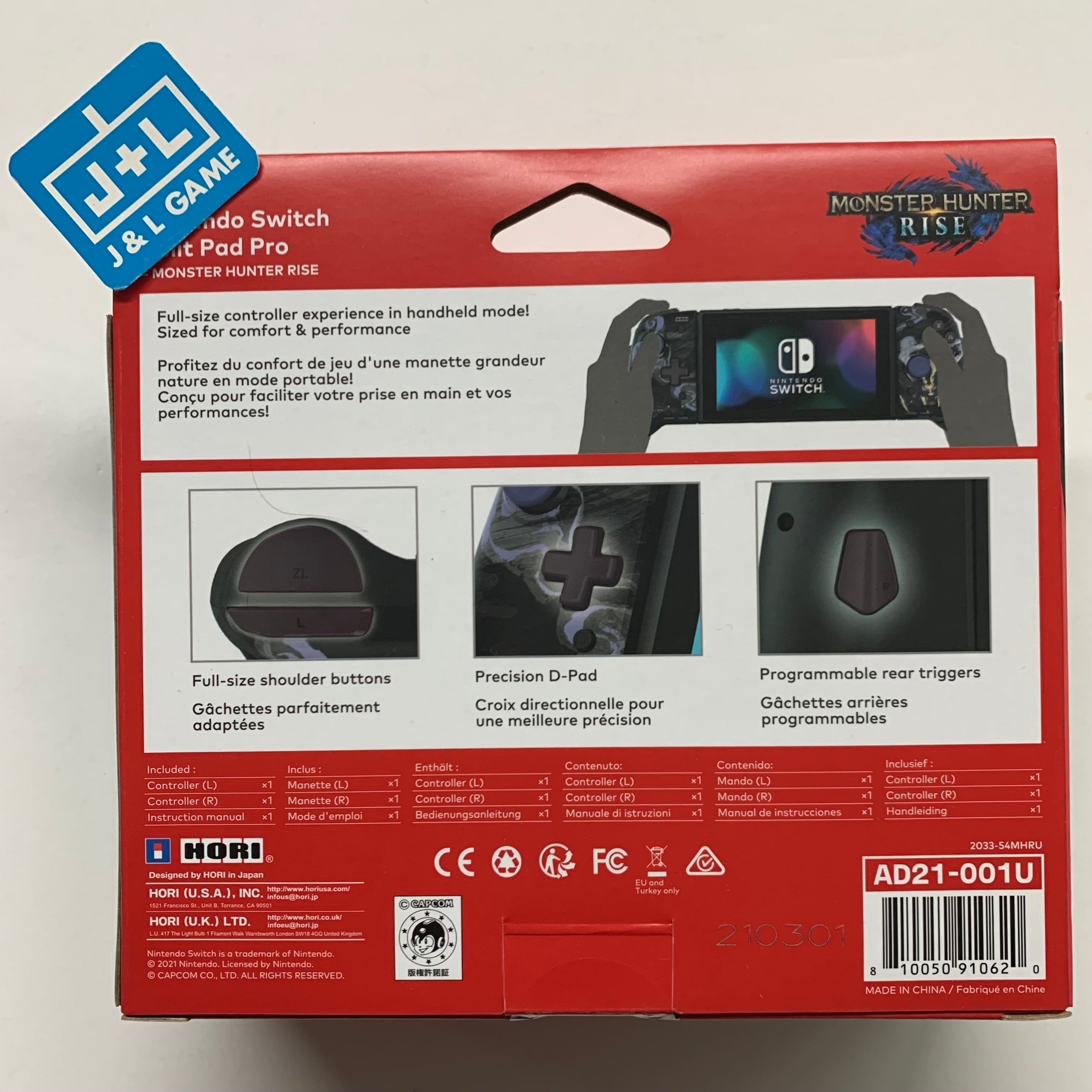 HORI Nintendo Switch Split Pad Pro (Monster Hunter Rise) - (NSW