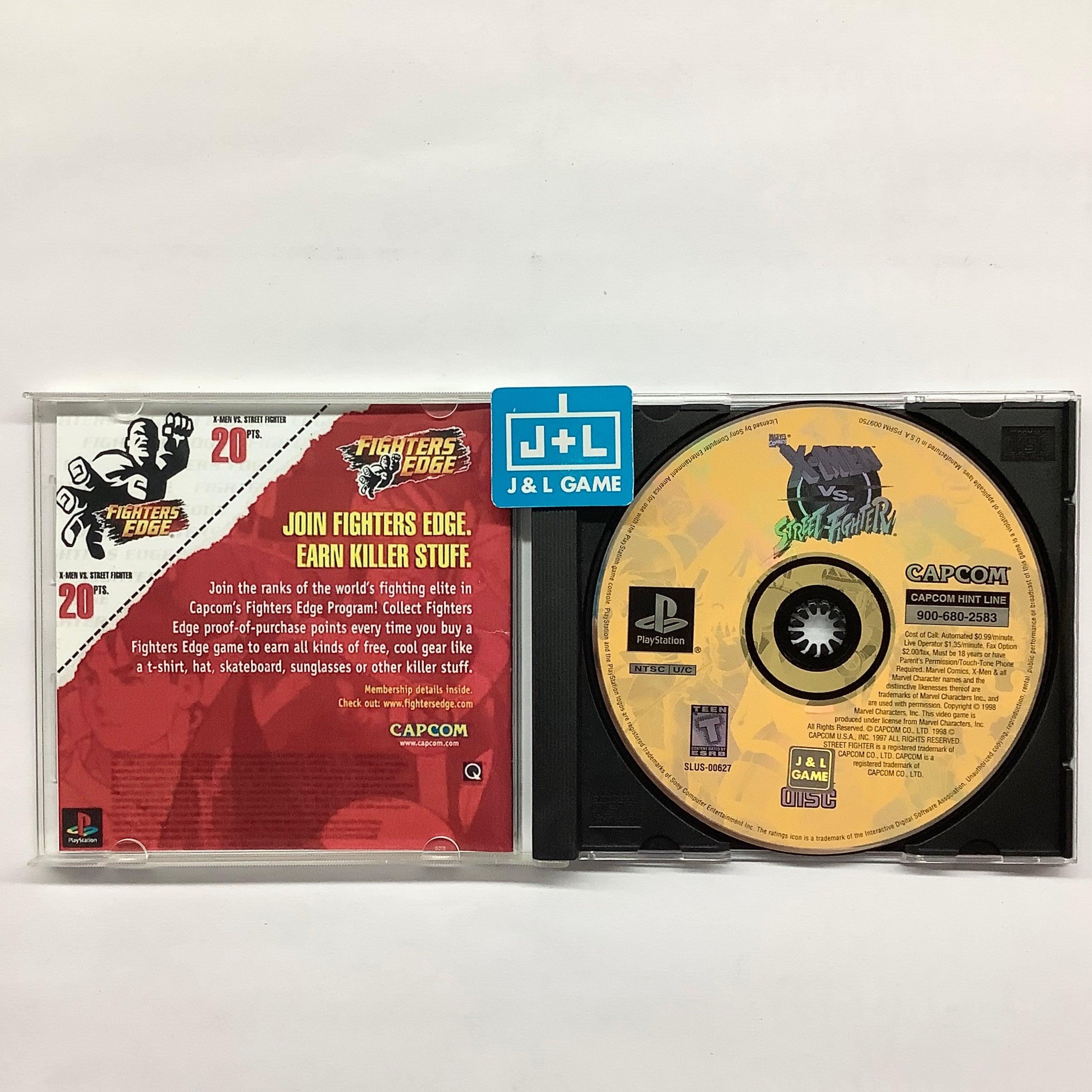 Marvel Comics X-Men vs. Street Fighter - (PS1) PlayStation 1 [Pre-Owned] Video Games Capcom   