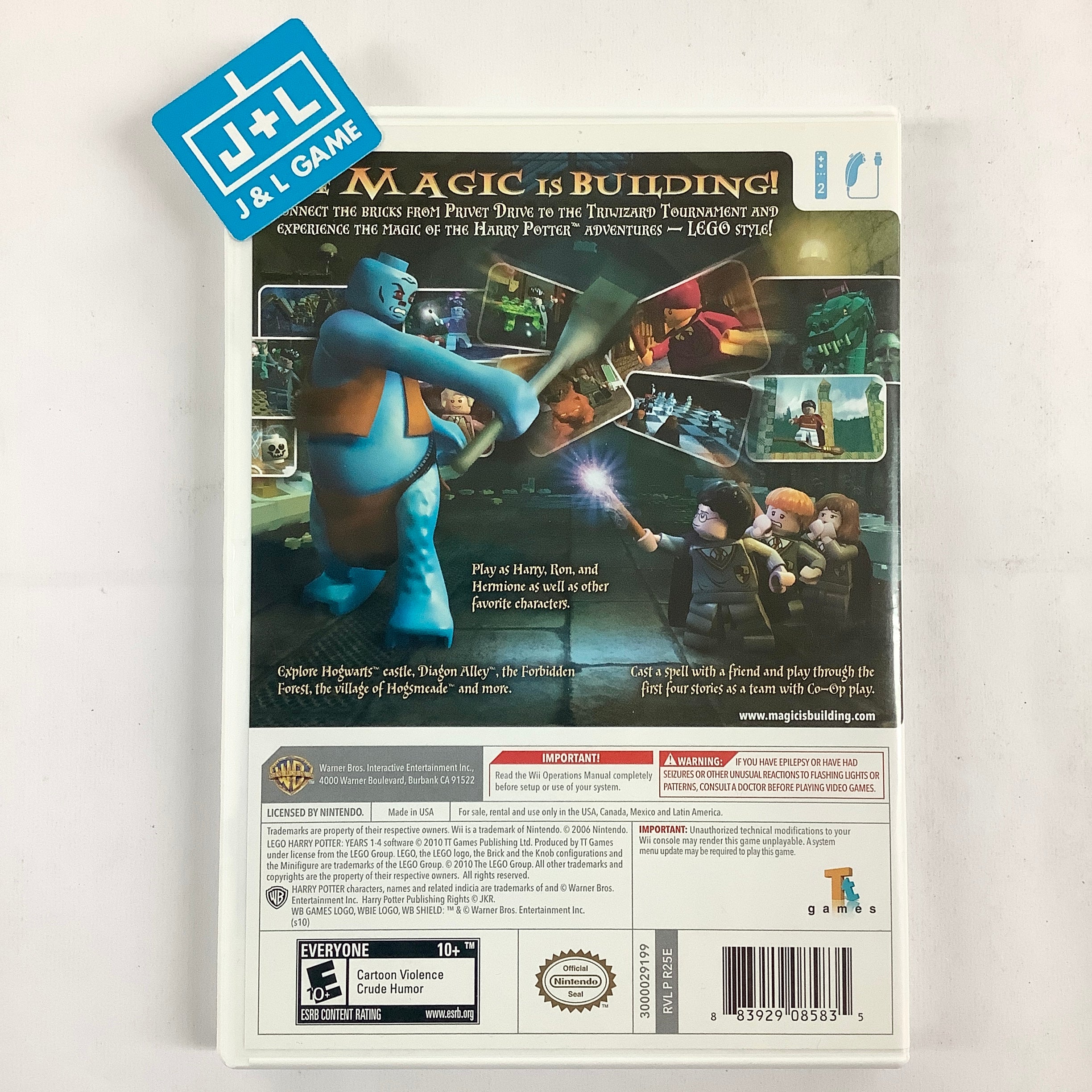 LEGO Harry Potter: Years 1-4 - Nintendo Wii [Pre-Owned] Video Games Warner Bros. Interactive Entertainment   