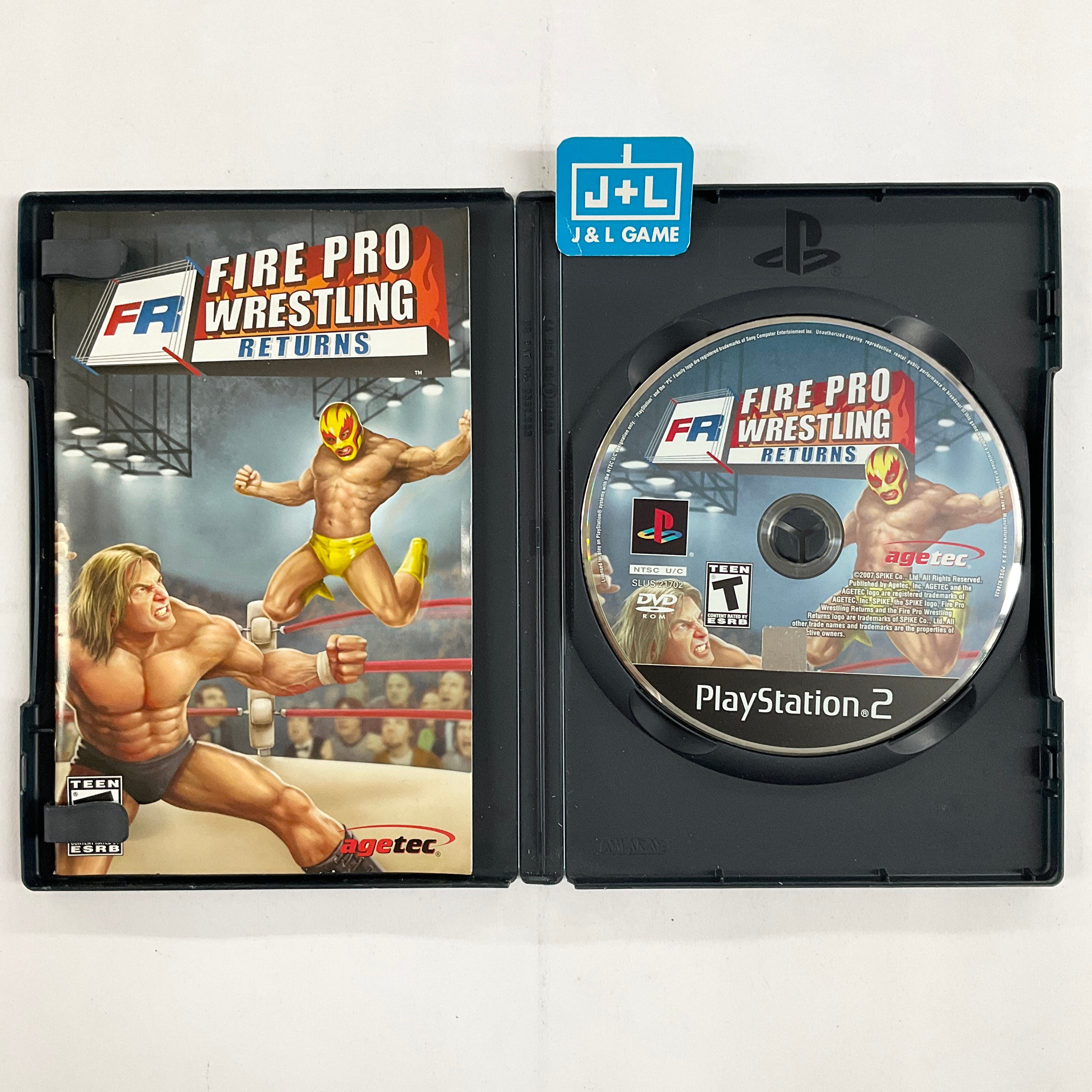 Fire Pro Wrestling Returns - (PS2) PlayStation 2 [Pre-Owned] Video Games Agetec   