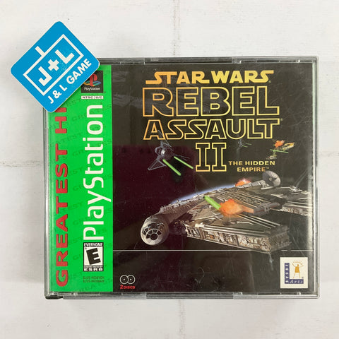 Star Wars: Rebel Assault II The Hidden Empire (Greatest Hits) - (PS1) PlayStation 1 [Pre-Owned] Video Games LucasArts   