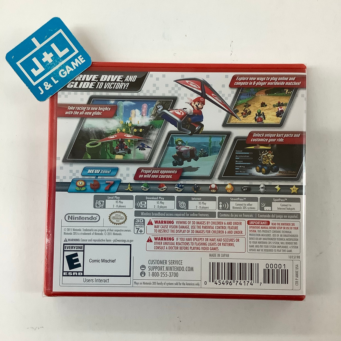 | Mario - Game Nintendo Kart 3DS J&L 7
