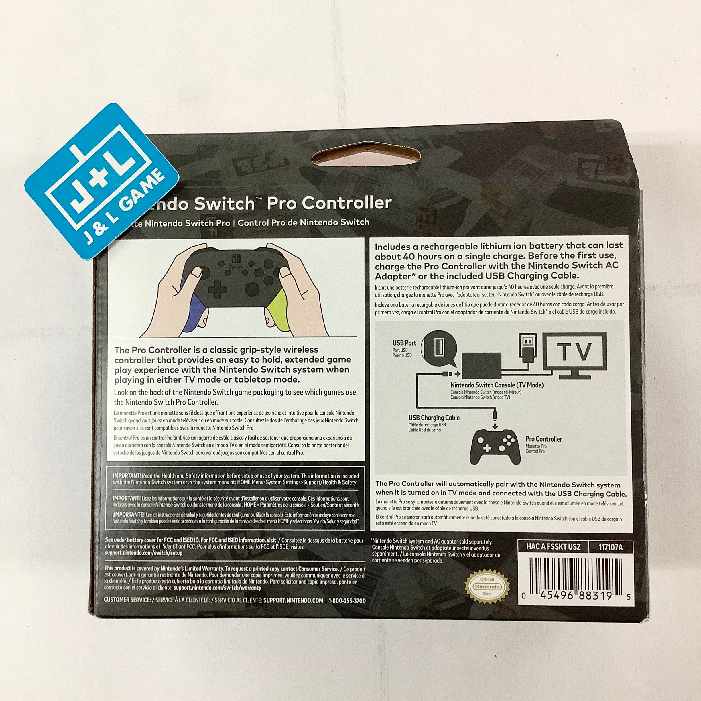 Nintendo Switch Pro Controller (Splatoon 3 Edition) - (NSW) Nintendo Switch Accessories Nintendo   