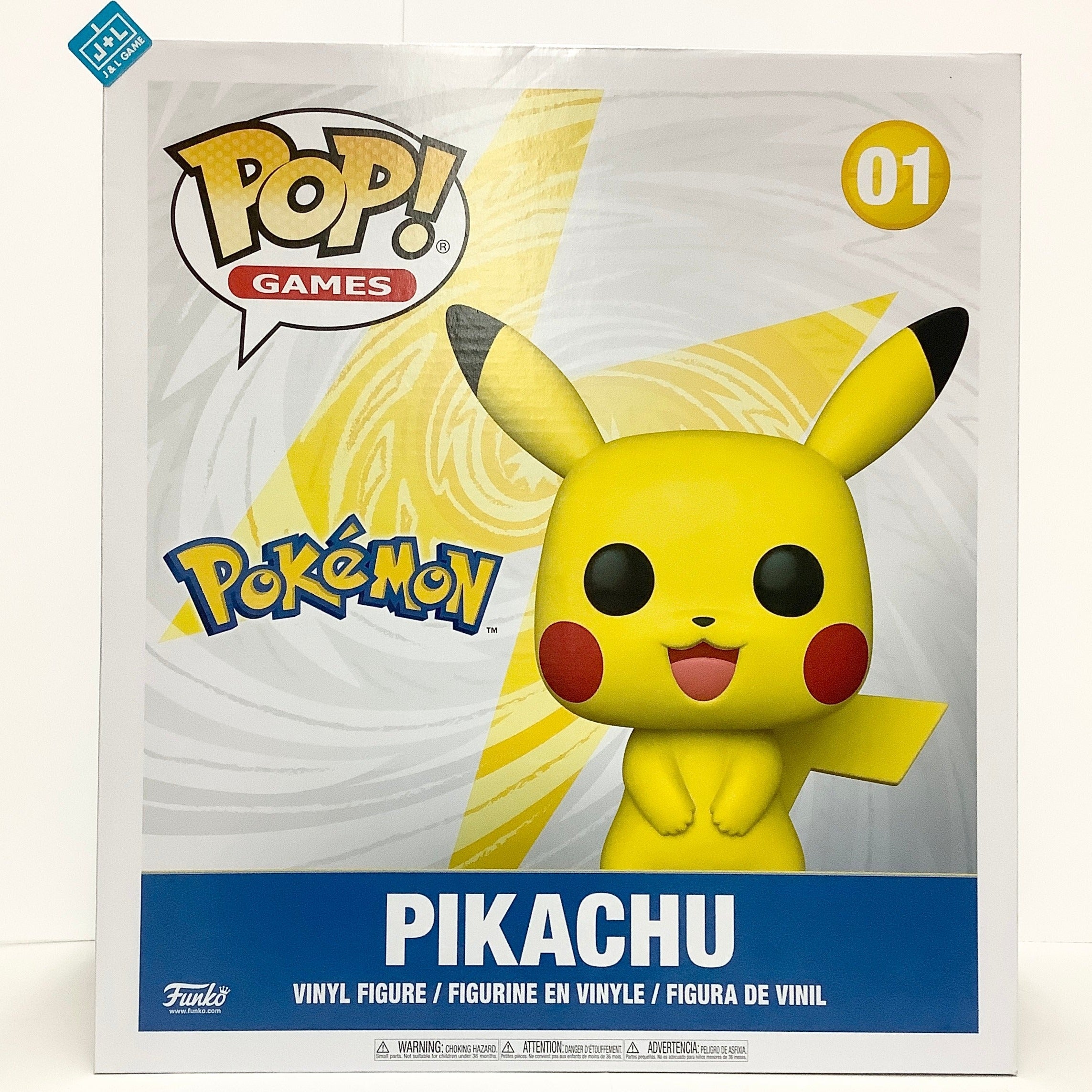 Funko Pop! Games: Pokemon - 18" Pikachu Toy POP   