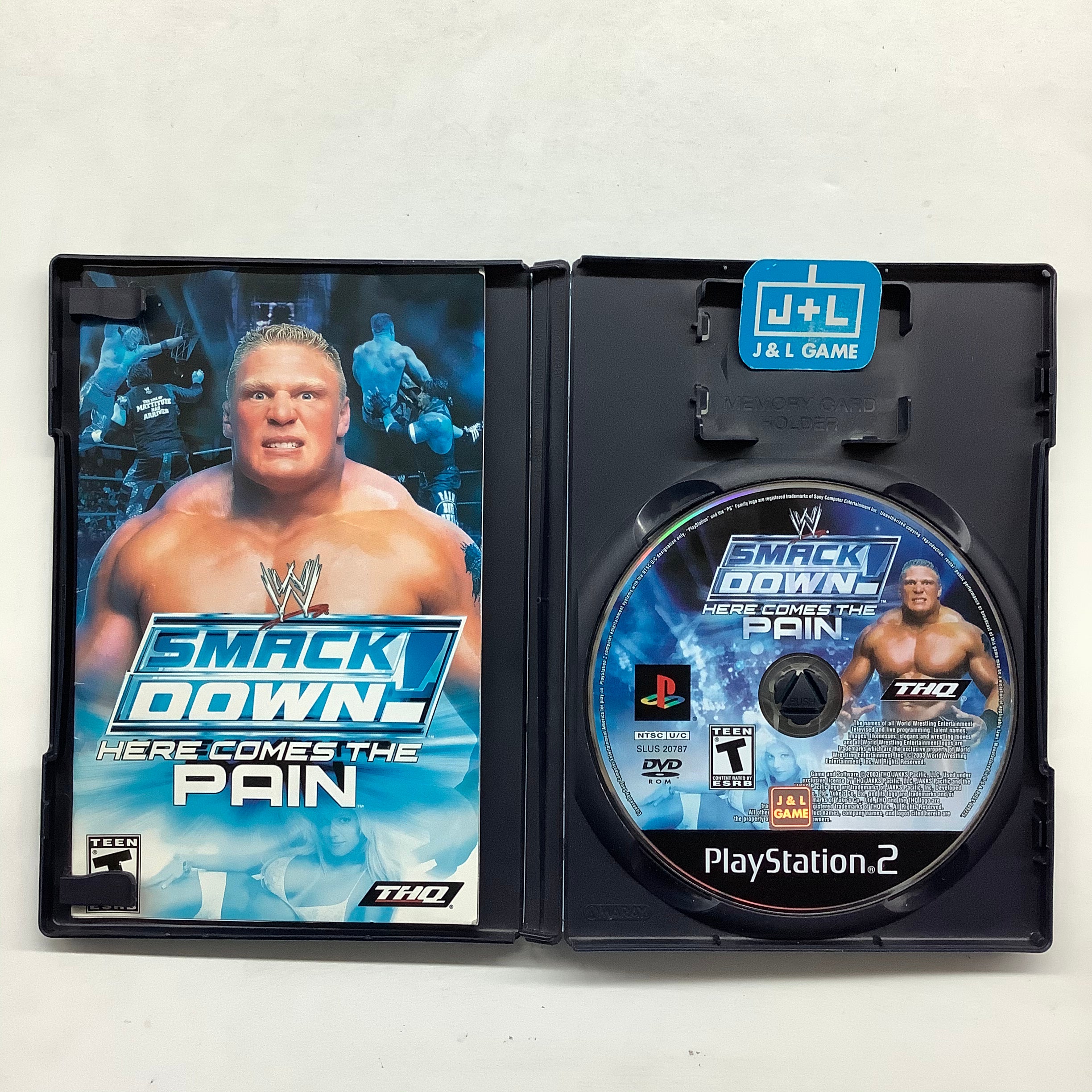 WWE SmackDown! Here Comes the Pain - (PS2) PlayStation 2 [Pre-Owned] Video Games THQ   