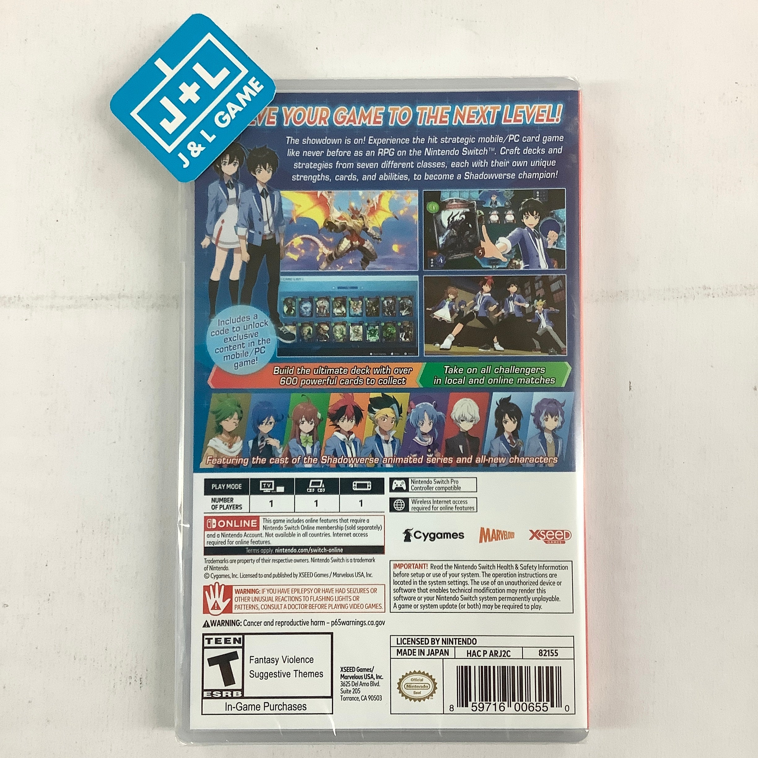 Shadowverse: Champion's Battle - (NSW) Nintendo Switch Video Games XSEED Games   