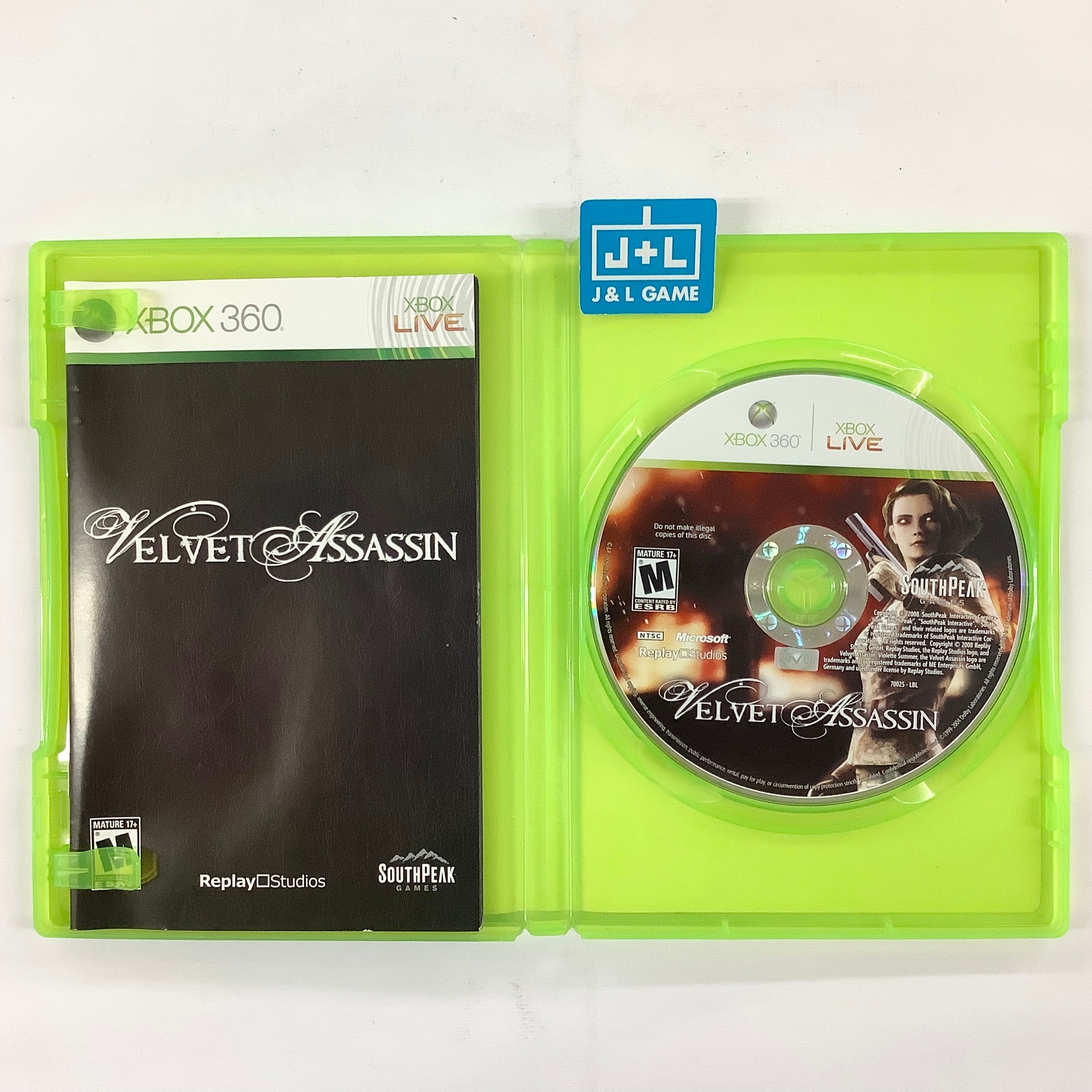 Velvet Assassin - Xbox 360 [Pre-Owned] Video Games SouthPeak Games   