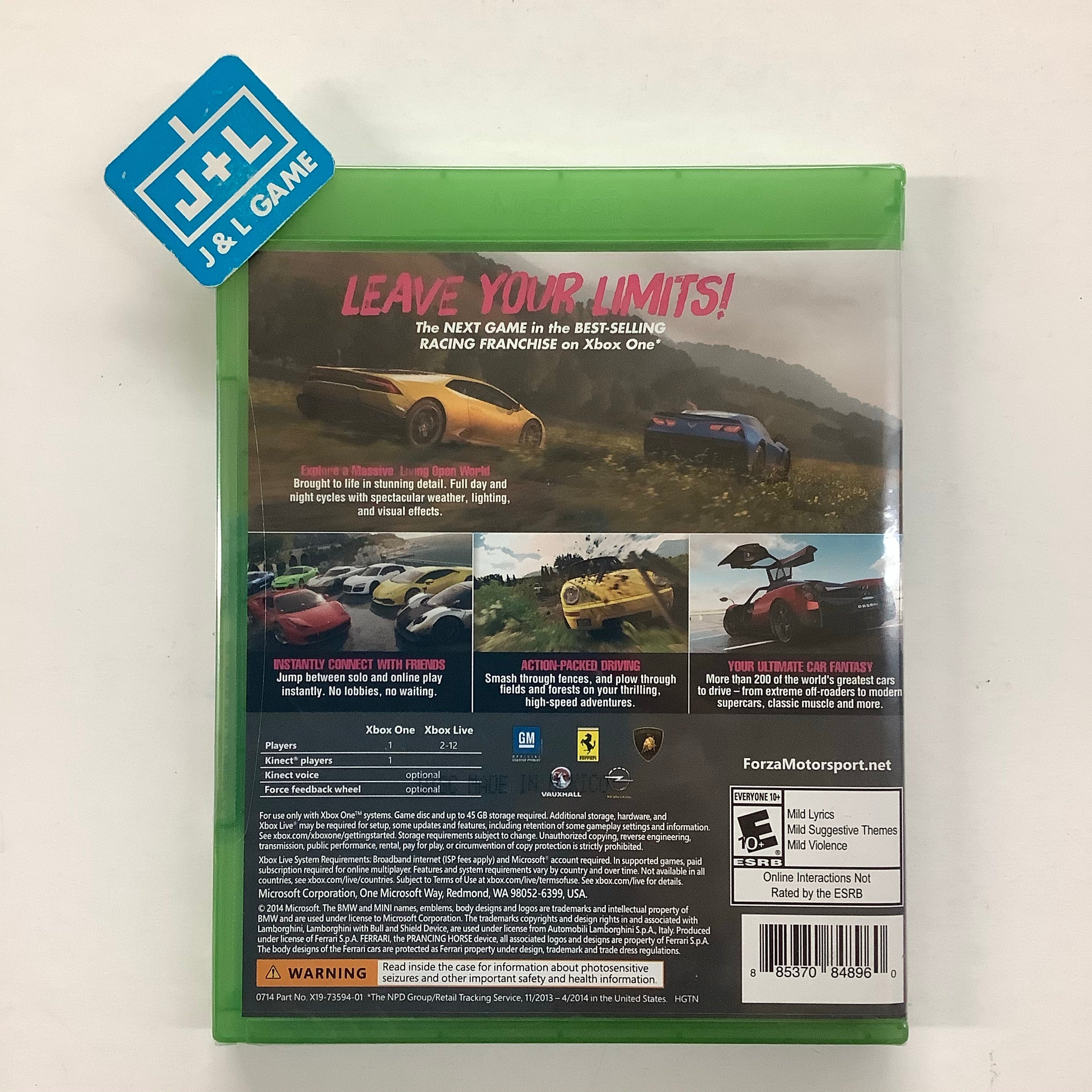Forza Horizon 2 - (XB1) Xbox One Video Games Microsoft Game Studios   