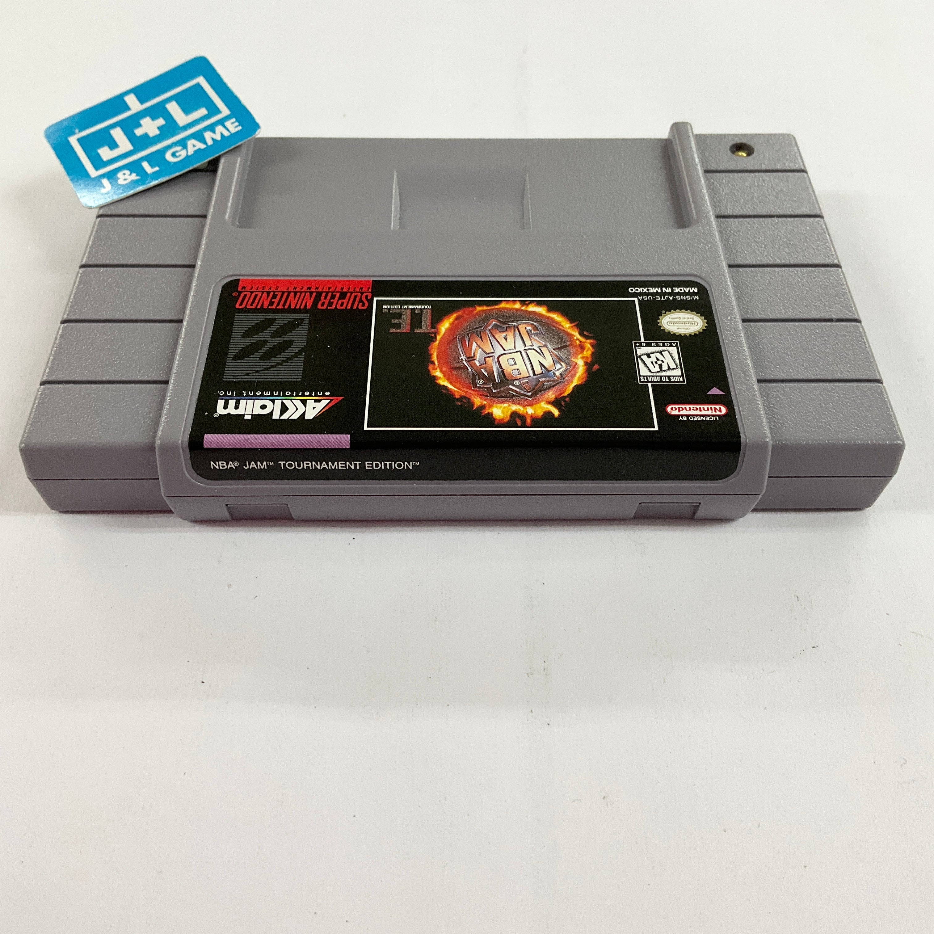 NBA Jam: Tournament Edition - (SNES) Super Nintendo  [Pre-Owned] Video Games Acclaim   